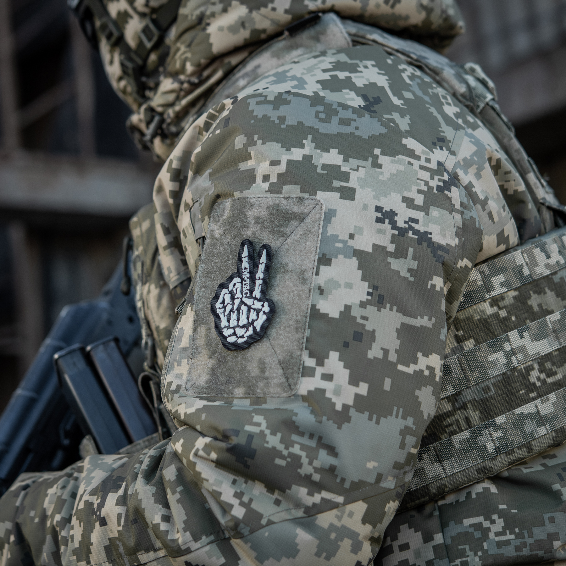 M-Tac нашивка Victory hand (вышивка) Black — 5