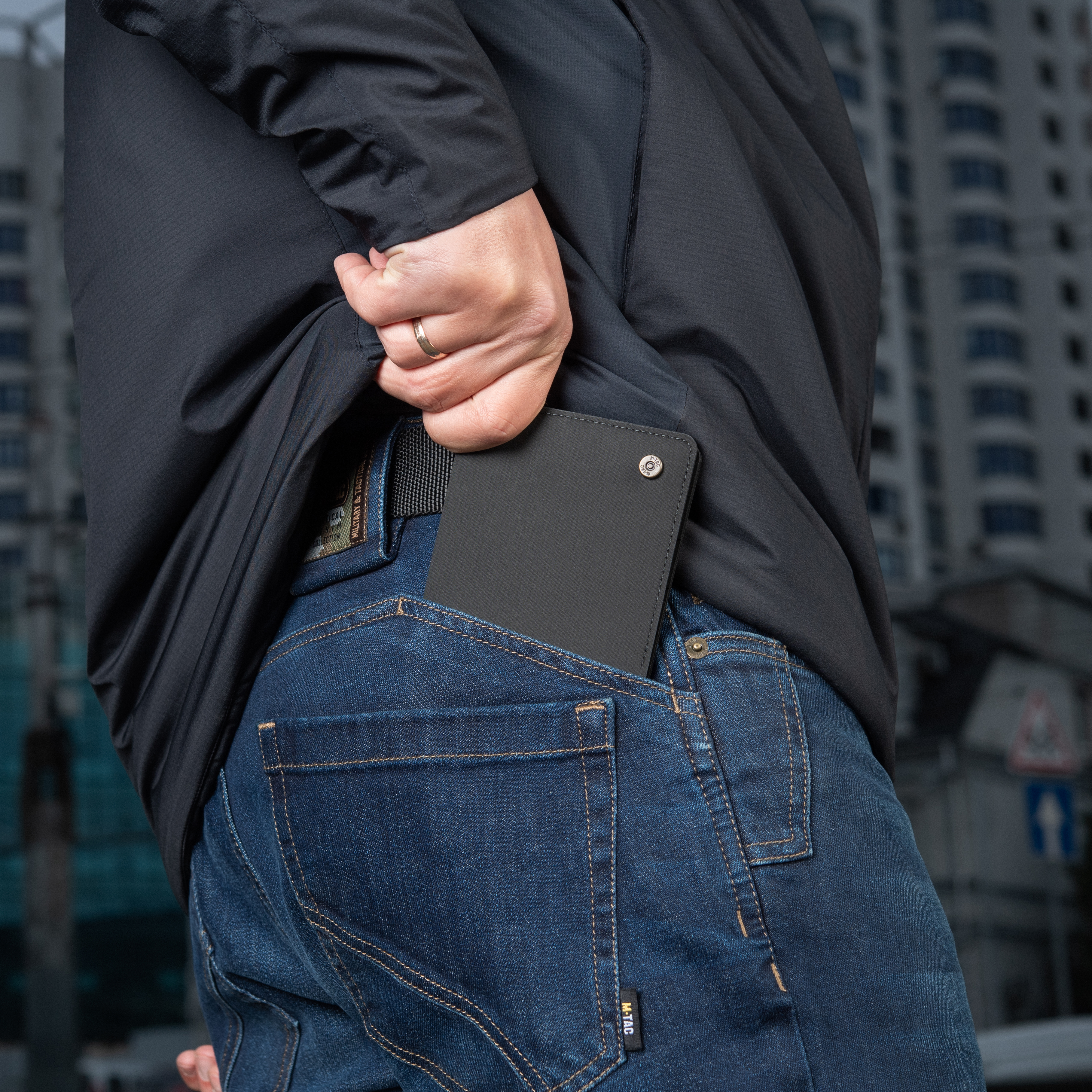 M-Tac кошелек Slim Elite Black — 11