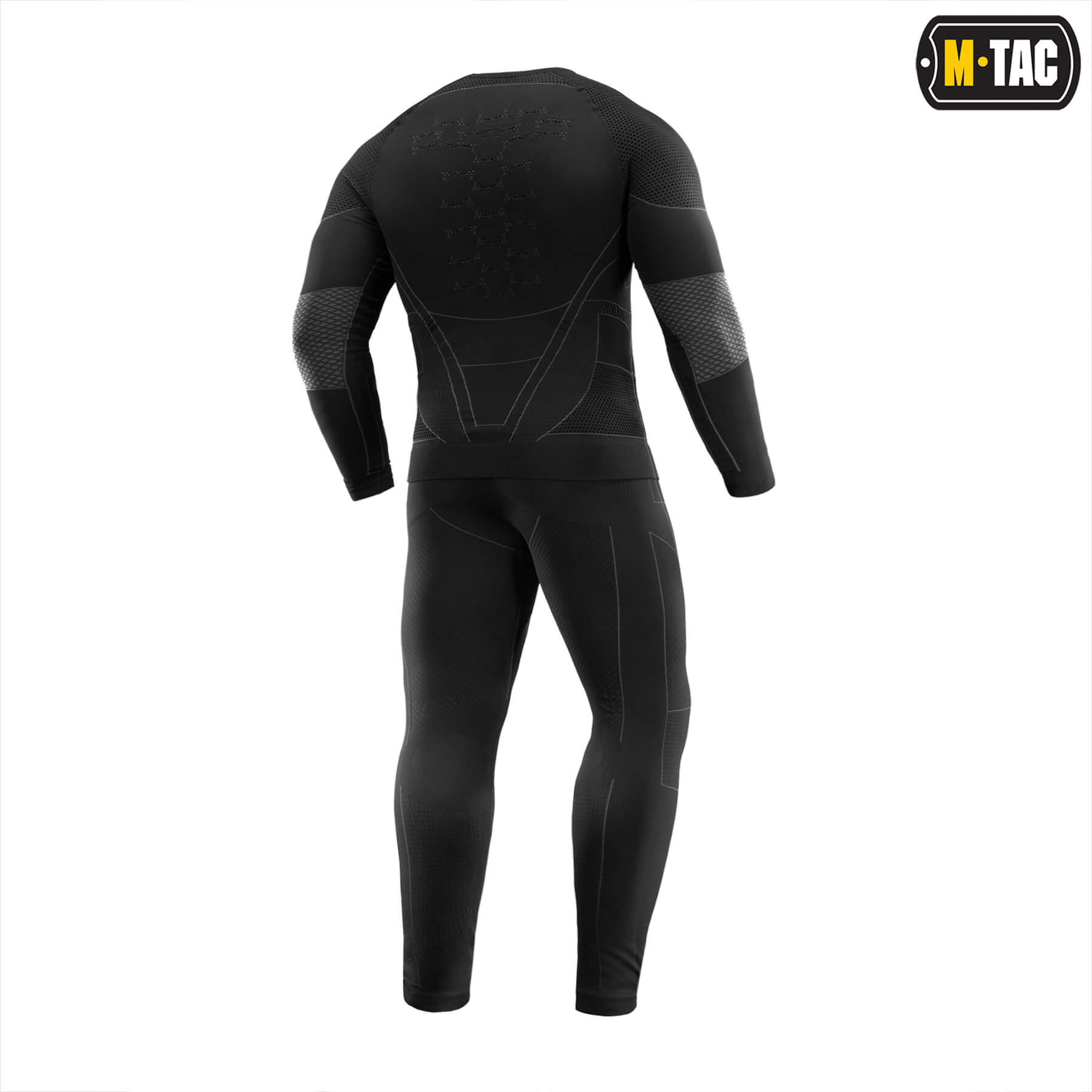 M-Tac терморубашка компрессионная Black/Dark Grey — 17