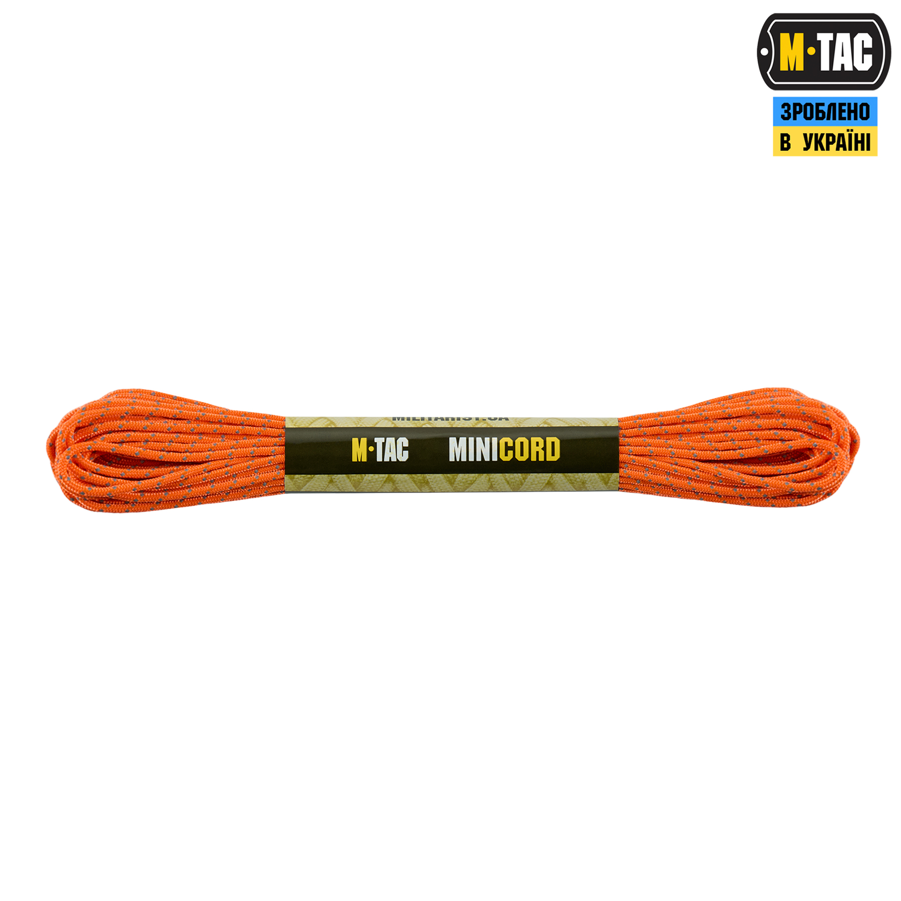 M-Tac паракорд Minicord 15m Reflective Orange — 2