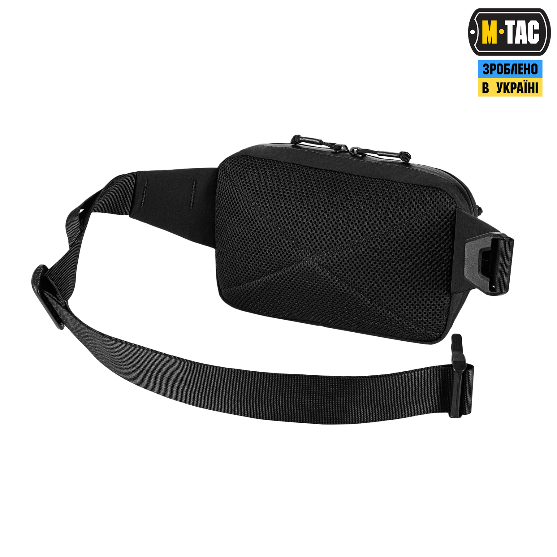 M-Tac сумка City Waist Bag с липучкой Lite-NR Elite Black — 5
