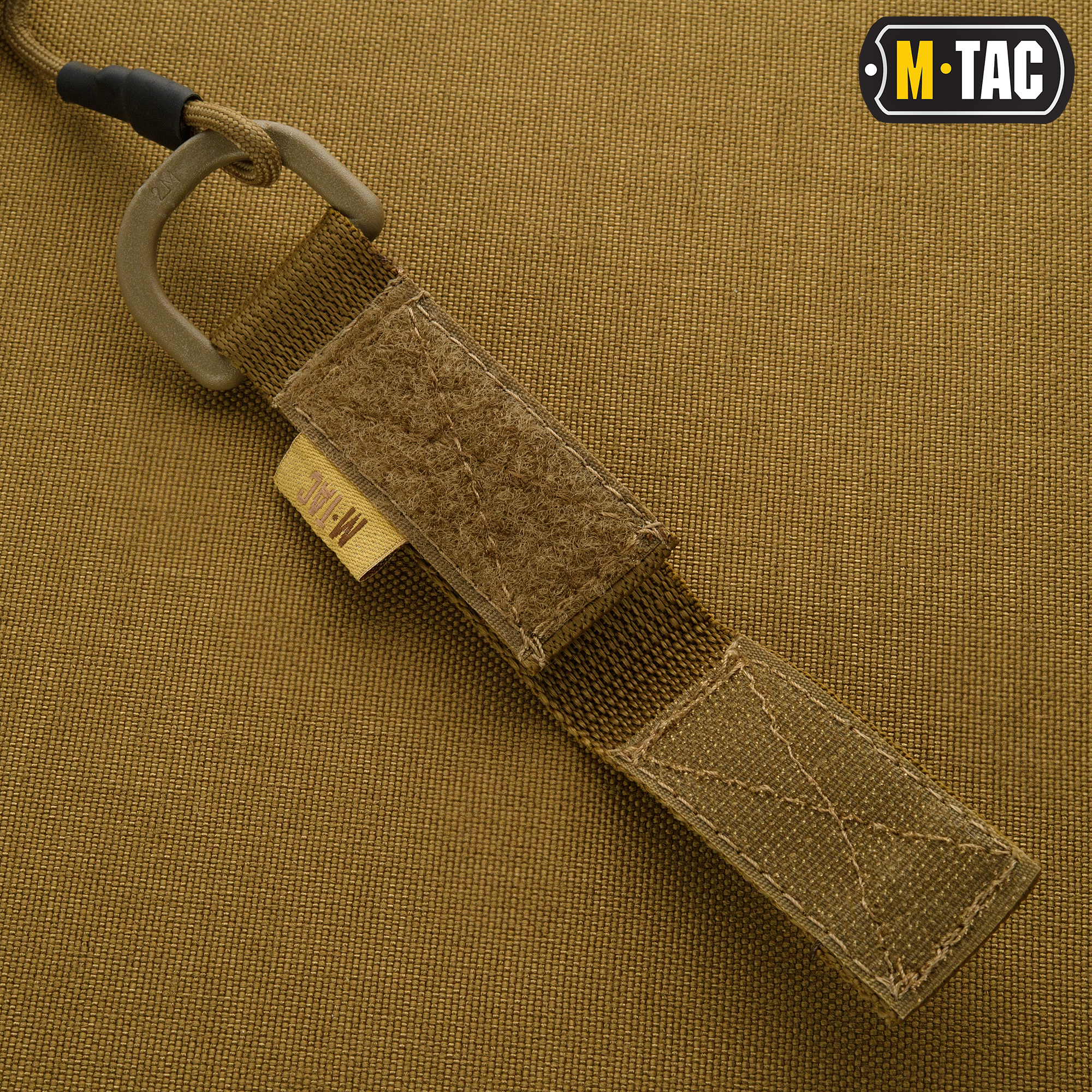 M-Tac шнур страховочный Lite комбинированый с D-кольцом койот — 5