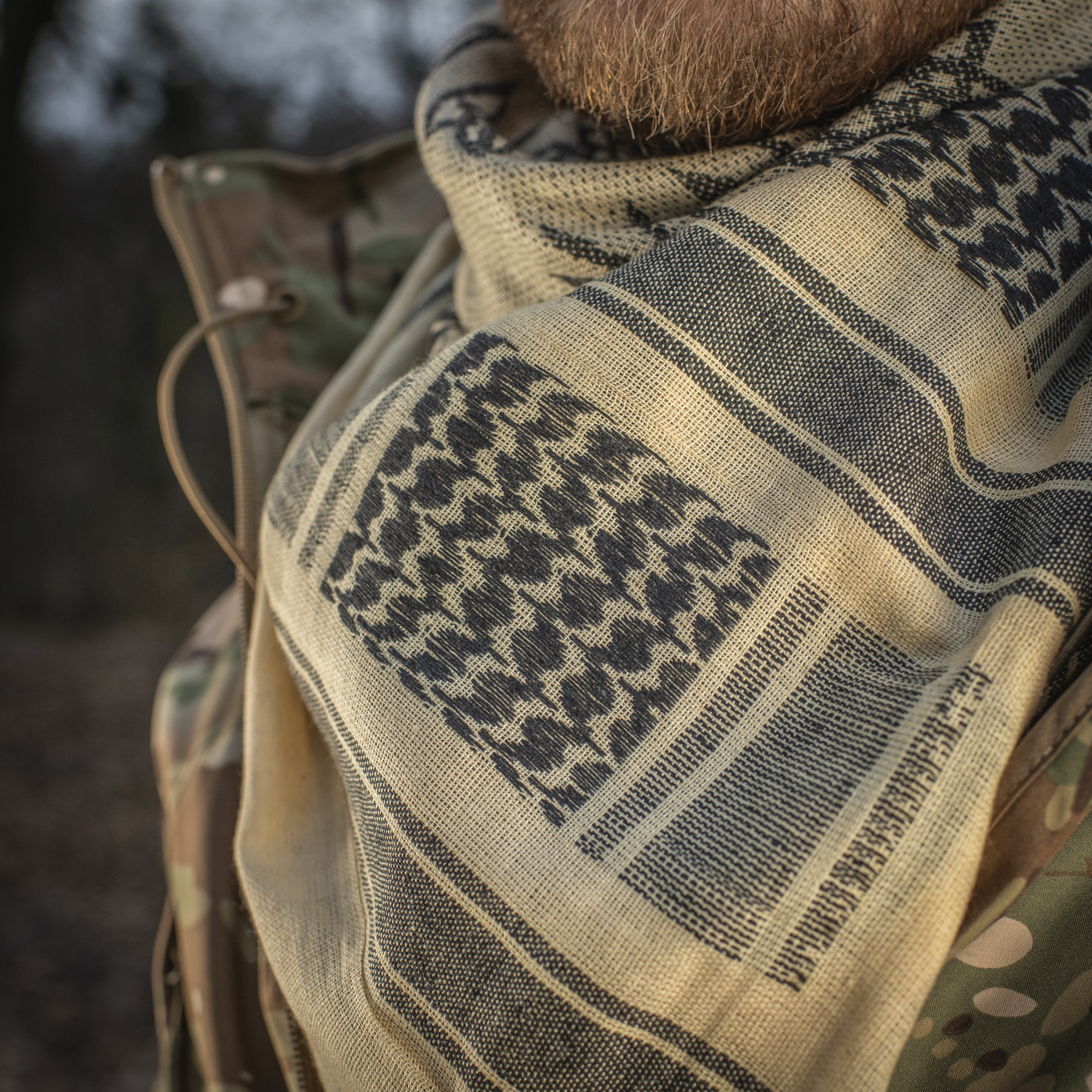 M-Tac шарф шемаг с Тризубом Coyote/Black — 13
