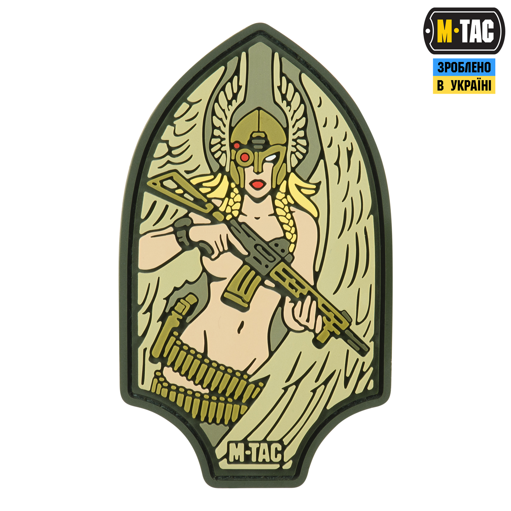 M-Tac нашивка Піка Валькірія PVC olive — 2
