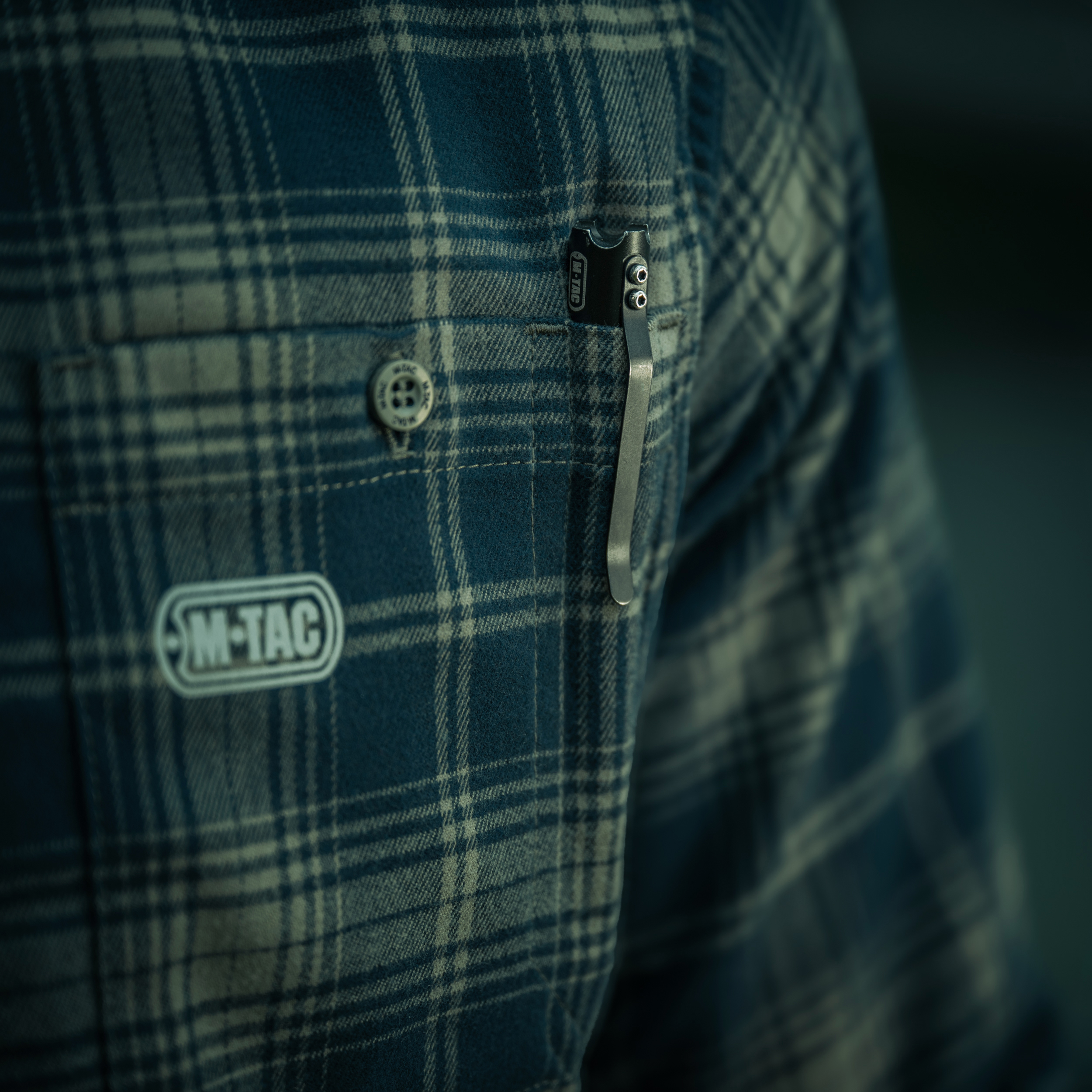 M-Tac рубашка Redneck Shirt Olive/Navy Blue — 32
