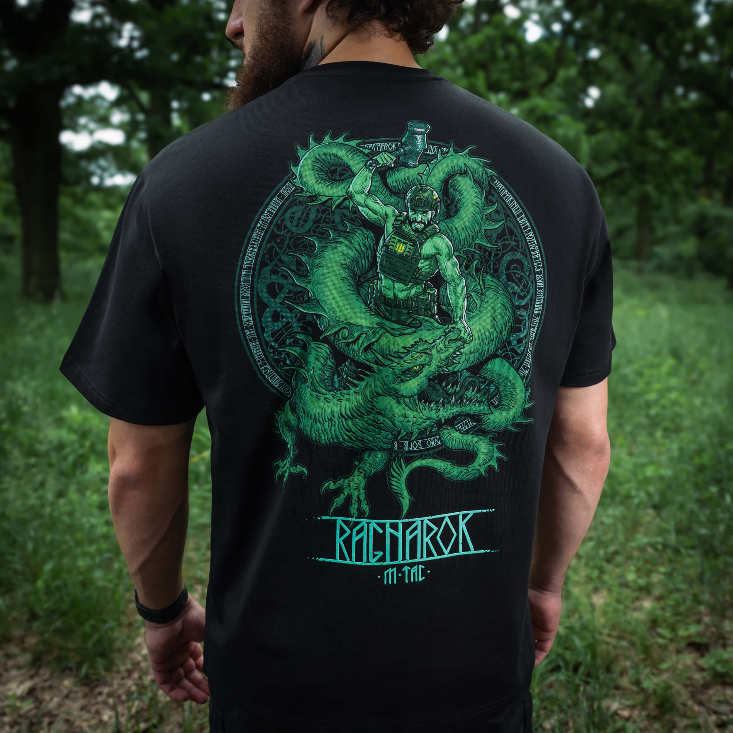 M-Tac футболка Ragnarok Night Vision Cotton Hard Black — 16