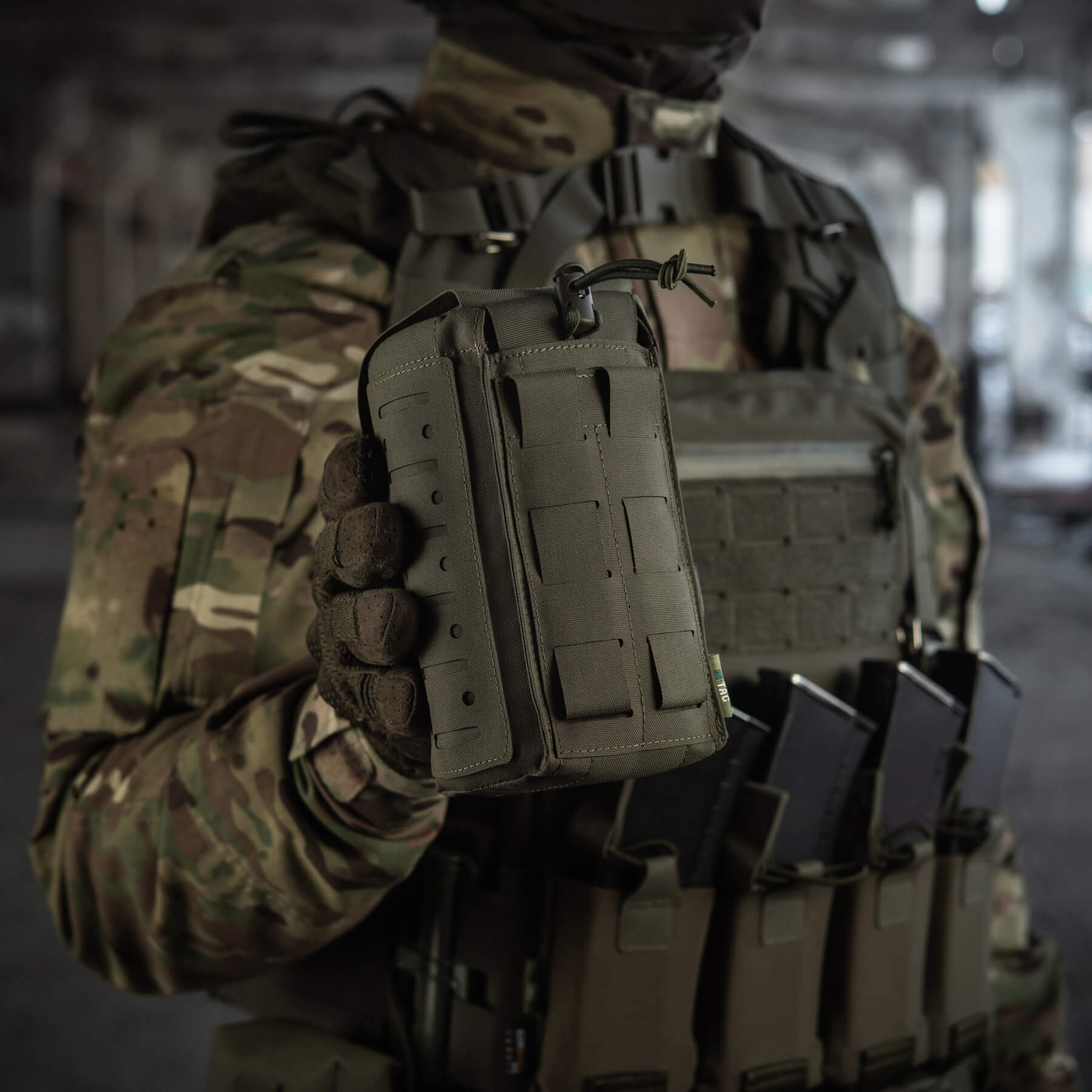 M-Tac подсумок медицинский вертикальный Small Gen.II Elite Ranger Green — 10
