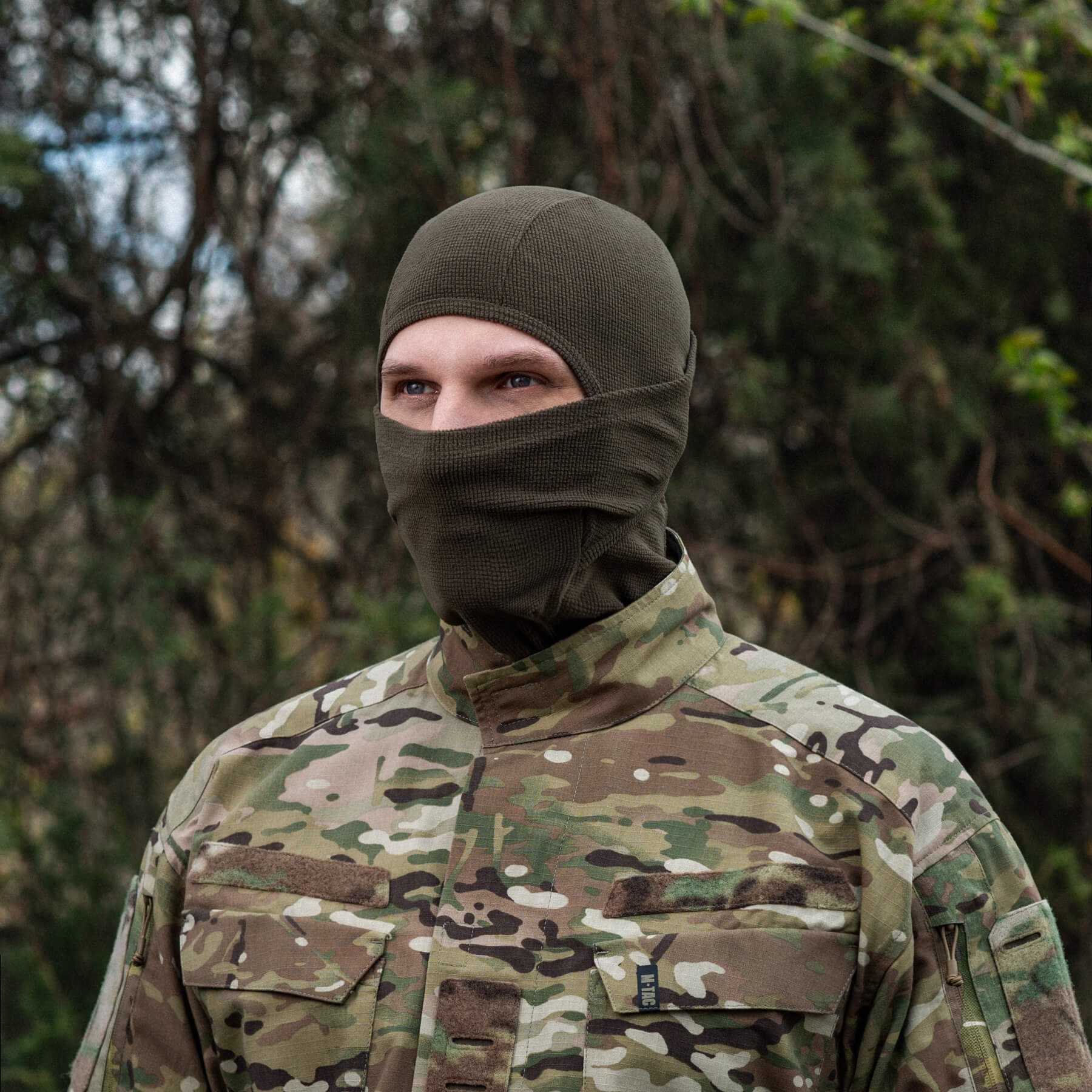 M-Tac балаклава-ниндзя Pro микрофлис рип-стоп Dark Olive — 7