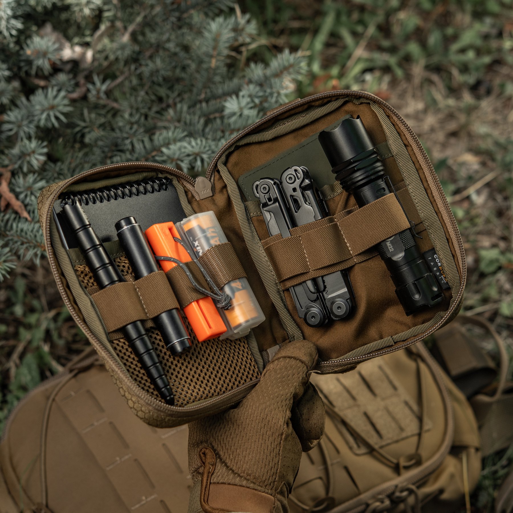 M-Tac EDC Pocket HEX Elite Coyote — 38
