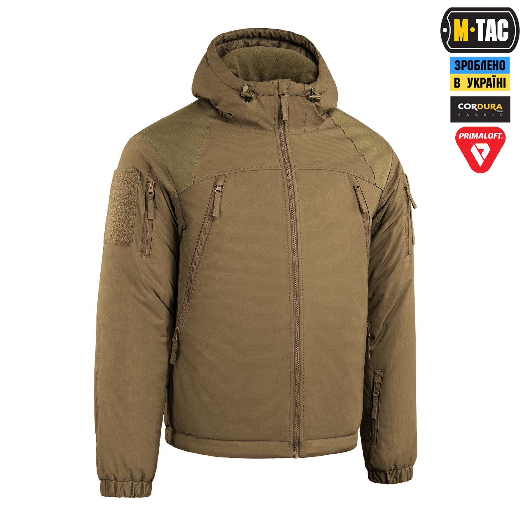 M-Tac куртка зимняя Alpha Gen.III Pro Primaloft Coyote Brown — 4