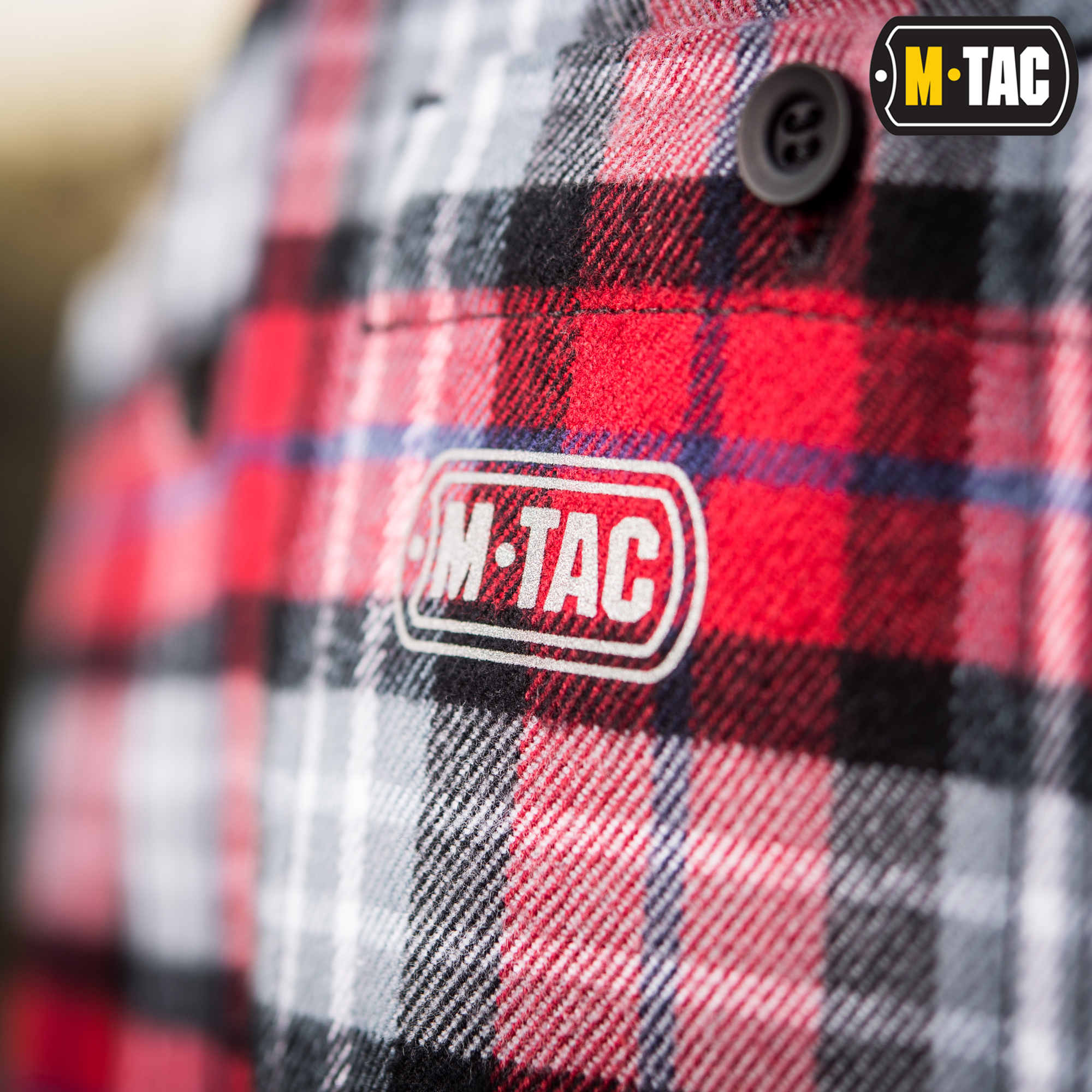 M-Tac рубашка Redneck Cotton Shirt Red — 15