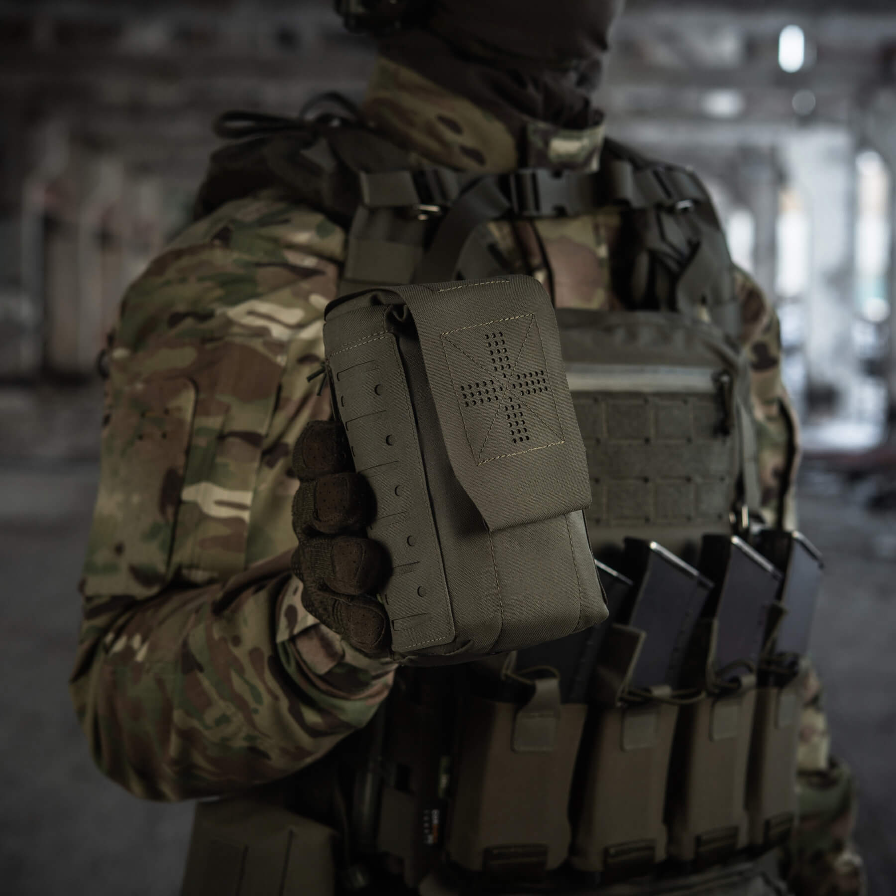 M-Tac подсумок медицинский вертикальный Small Gen.II Elite Ranger Green — 9