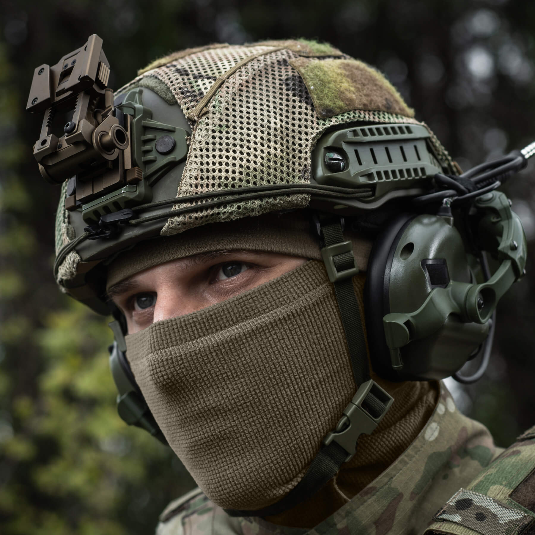 M-Tac шапка-подшлемник микрофлис рип-стоп Tan — 16