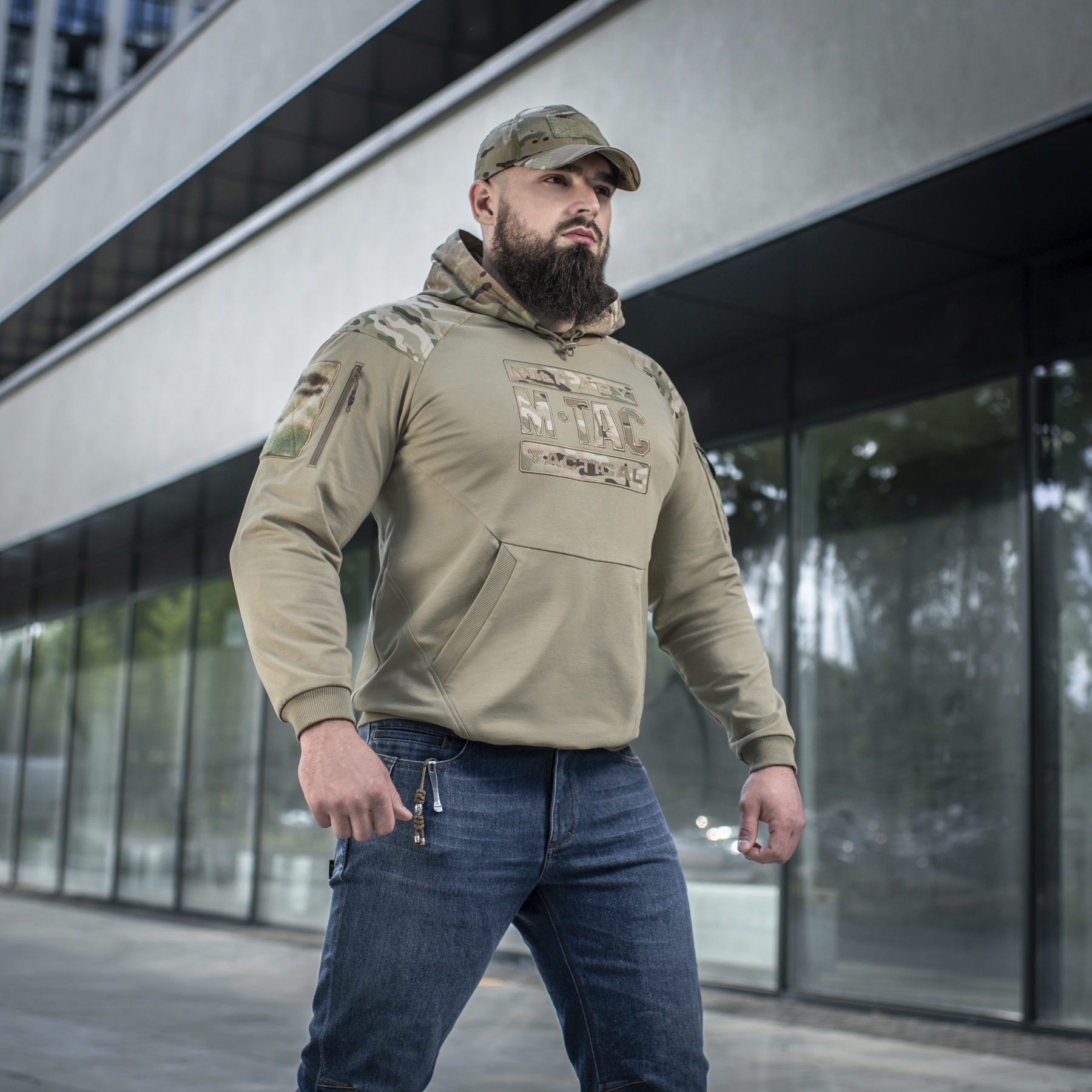 M-Tac кофта Hoodie Combat Multicam/Tan — 11