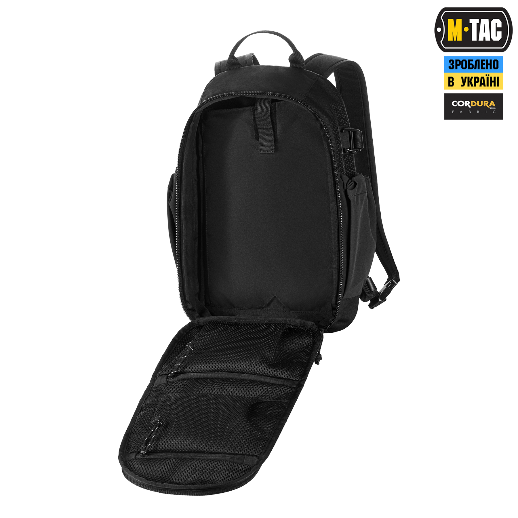 M-Tac рюкзак Sturm с эргономичными лямками Elite Black — 6
