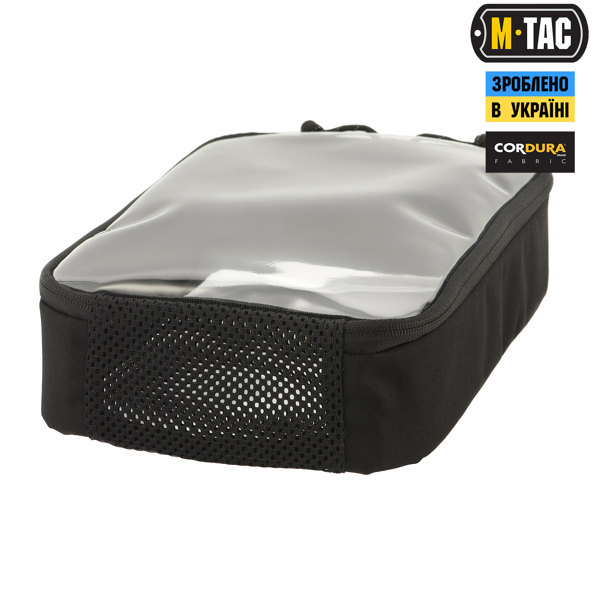 M-Tac органайзер утилитарный прозрачный Elite Large (30х19 см) Black — 5