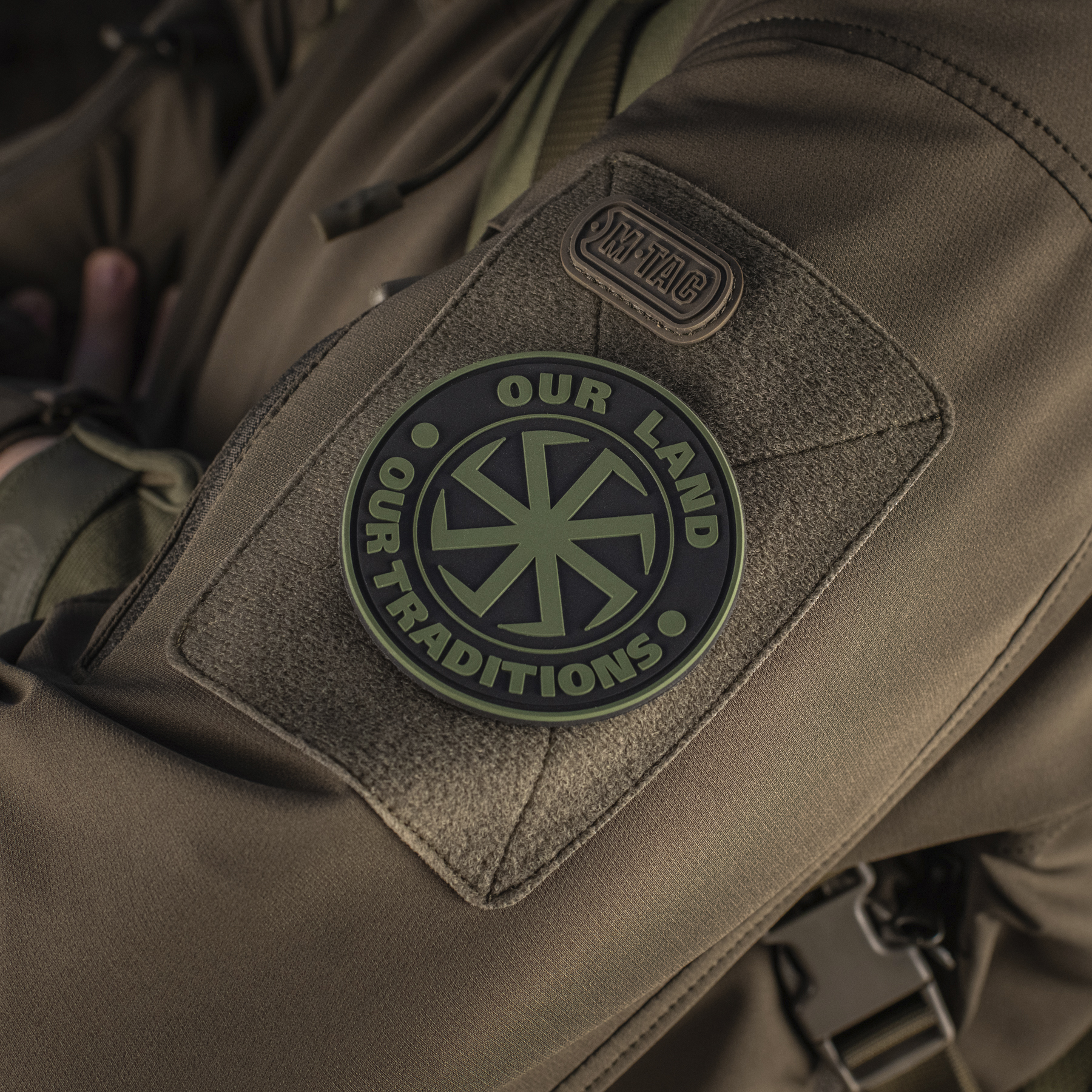 M-Tac нашивка Our Land PVC Olive — 4