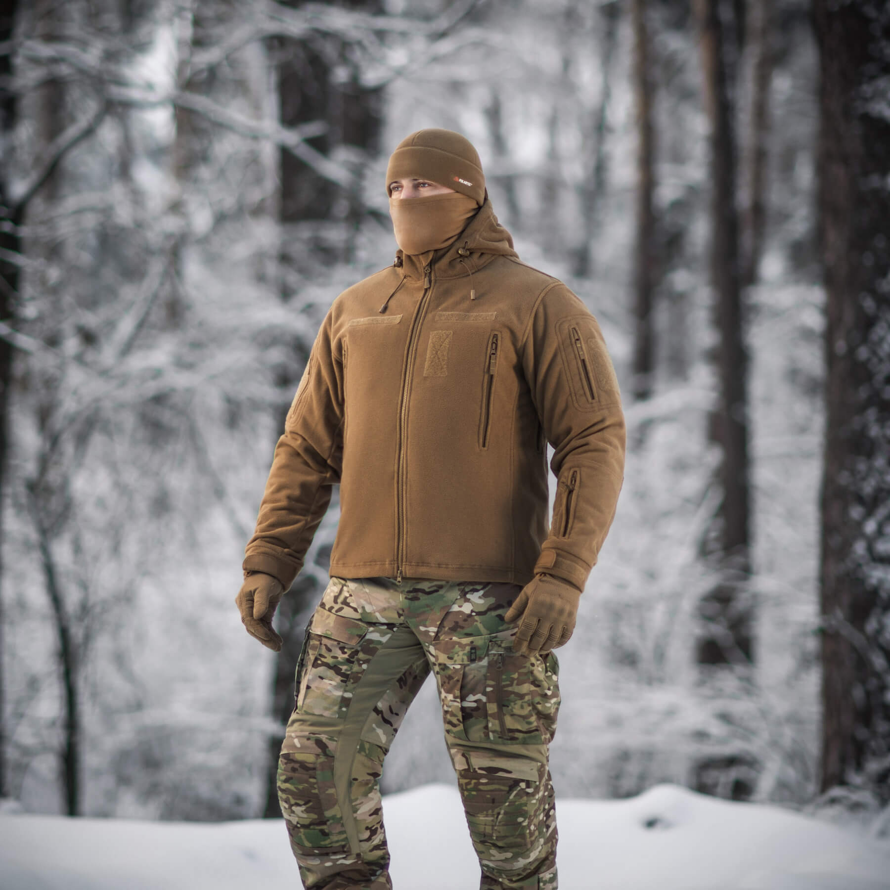 M-Tac куртка флисовая Windblock Division Gen.III Coyote Brown — 14
