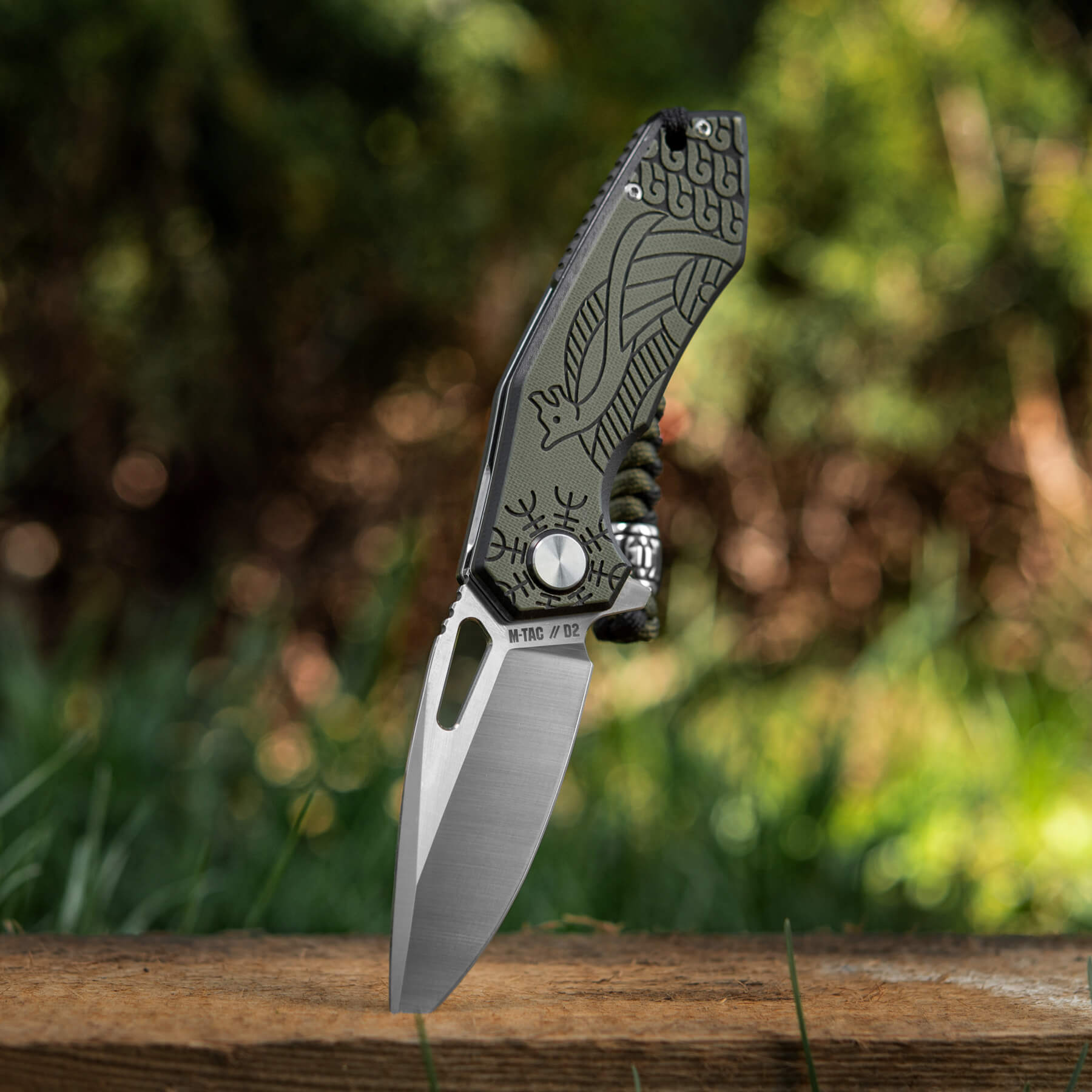 M-Tac нож складной Type 12 Scandinavian Black/Olive — 12