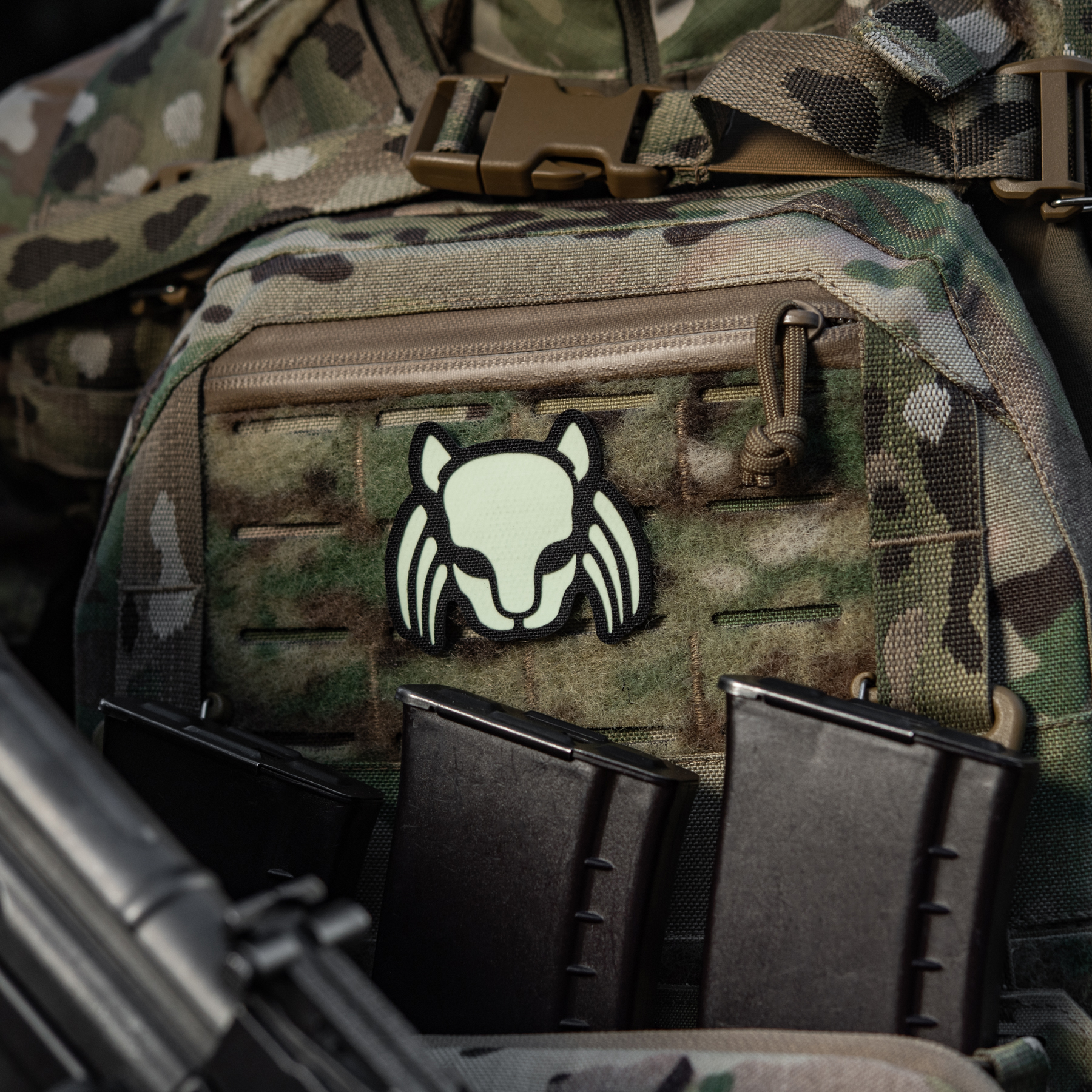 M-Tac нашивка Cat Predator Black/GID — 4