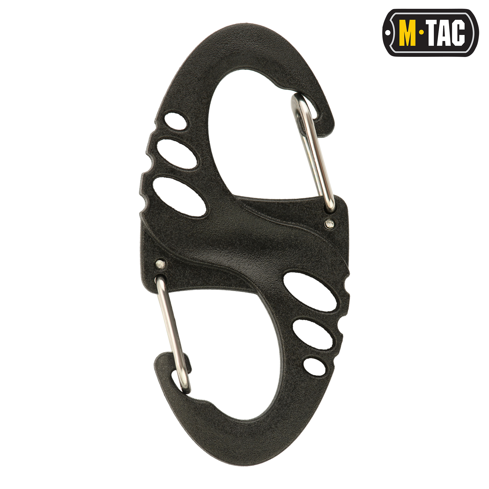 M-Tac карабин S-Hook пластиковый Black — 3