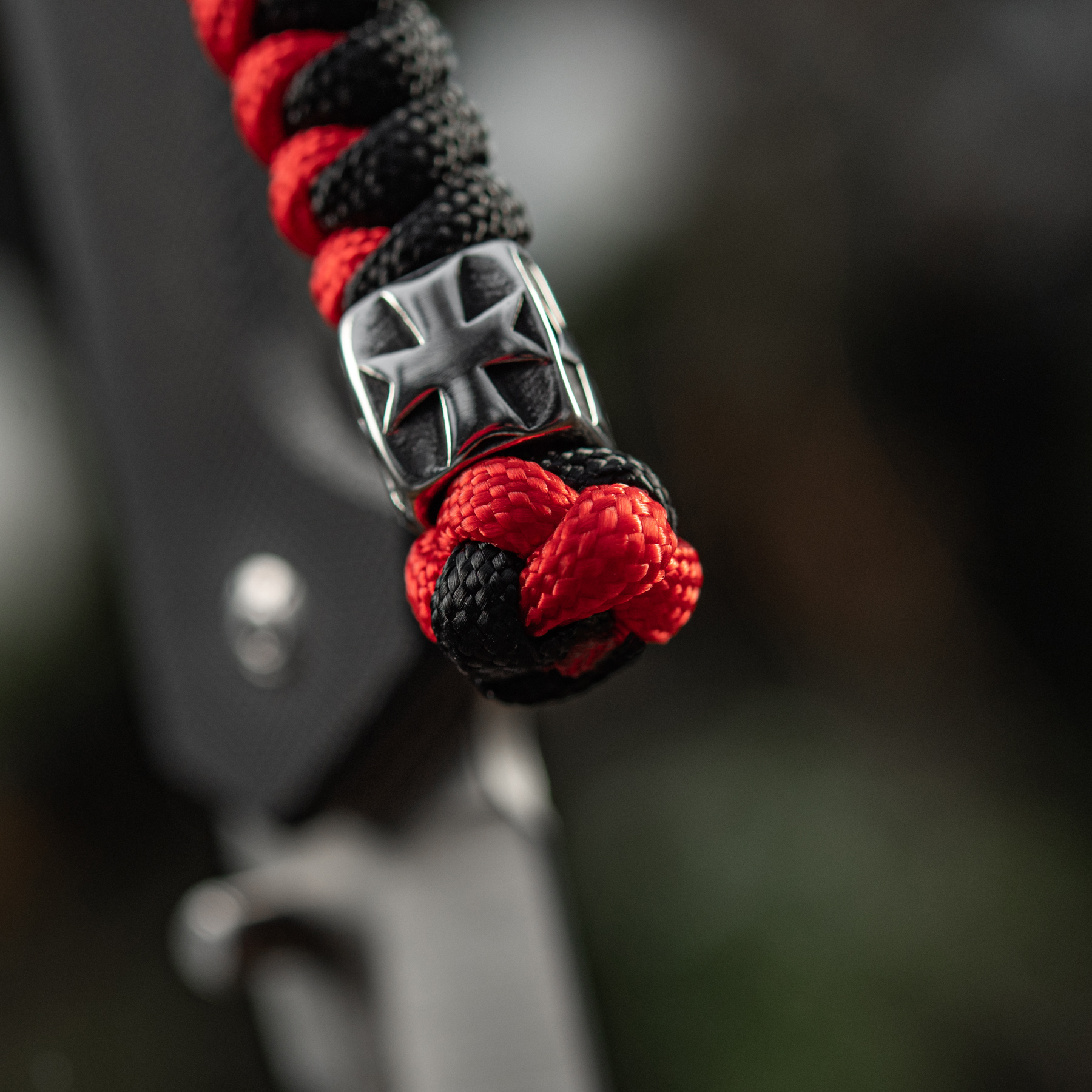 M-Tac темляк Viper Козацкий Крест Steel Black&Red — 6