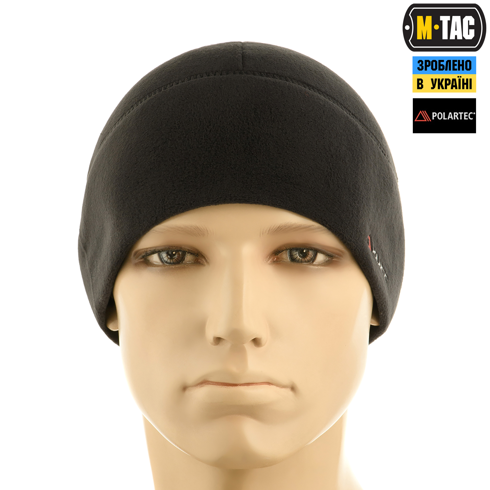M-Tac шапка Watch Cap флис Light Polartec Black — 3