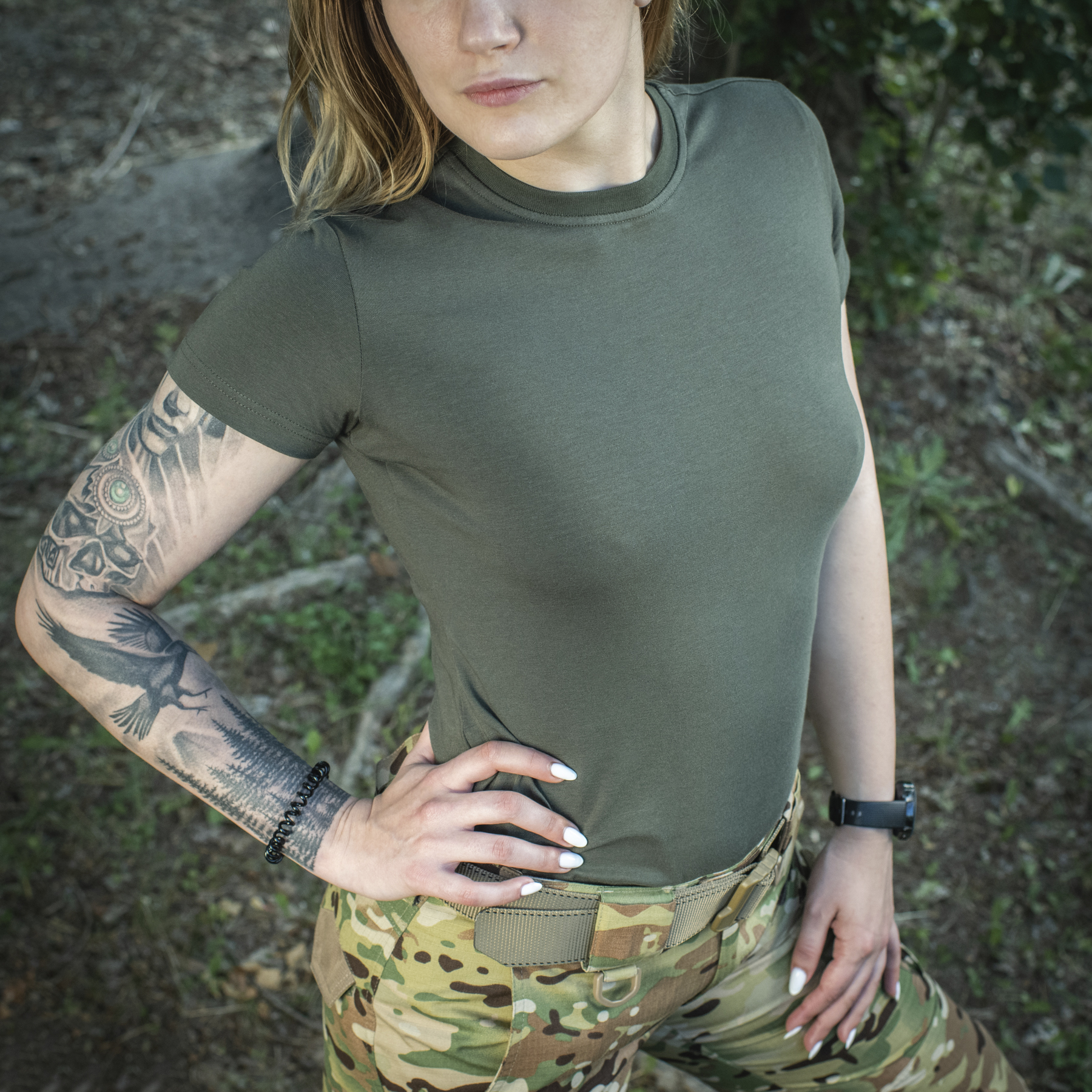 M-Tac футболка 93/7 Lady Army Olive — 10