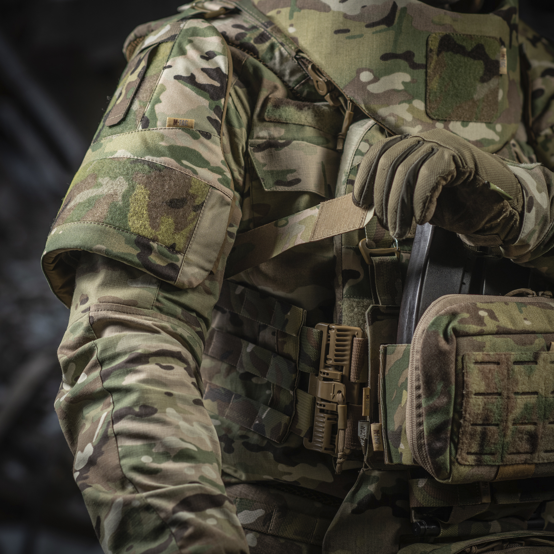 M-Tac плечевая защита с баллистическими пакетами 1 класс (FMS) для Cuirass QRS Multicam — 22