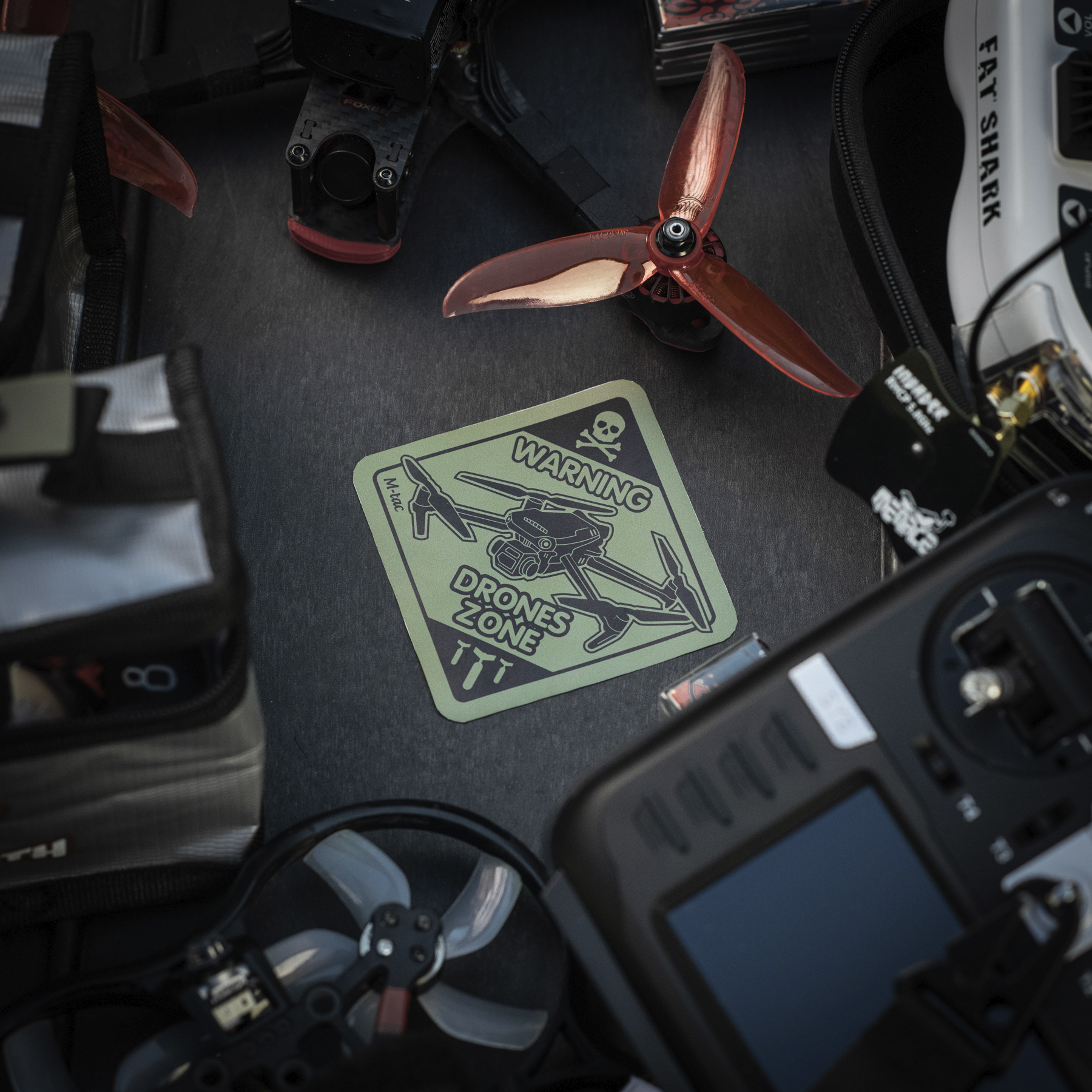 M-Tac наклейка Drones Zone Small Ranger Green — 7