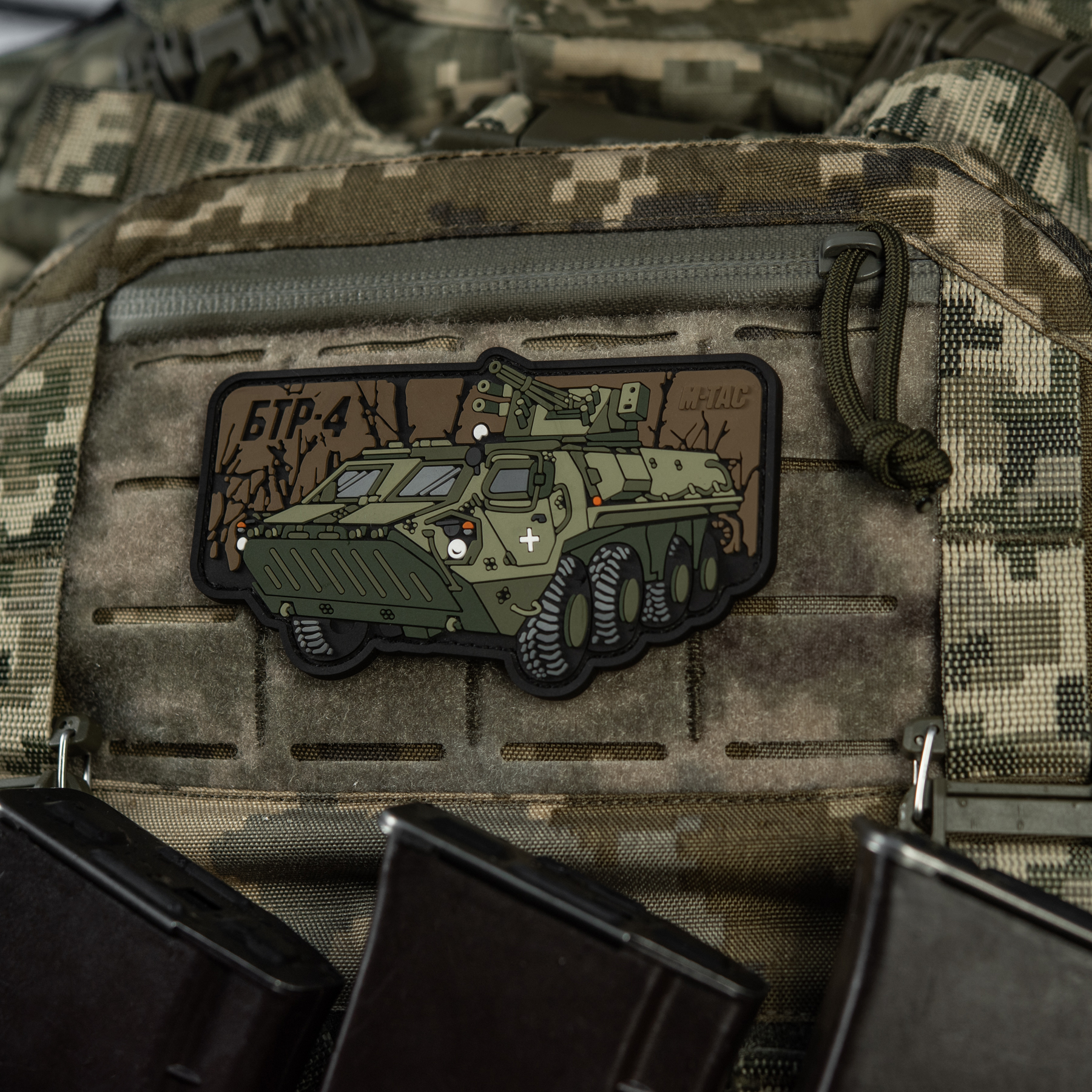 M-Tac нашивка БТР 4 (PVC) — 10