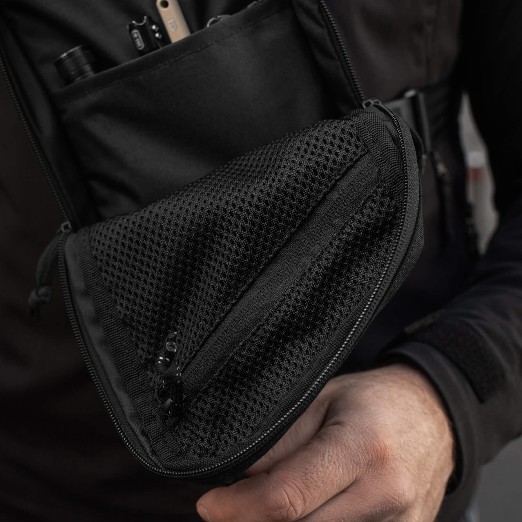 M-Tac сумка Sling Pistol Bag Hex Black — 36