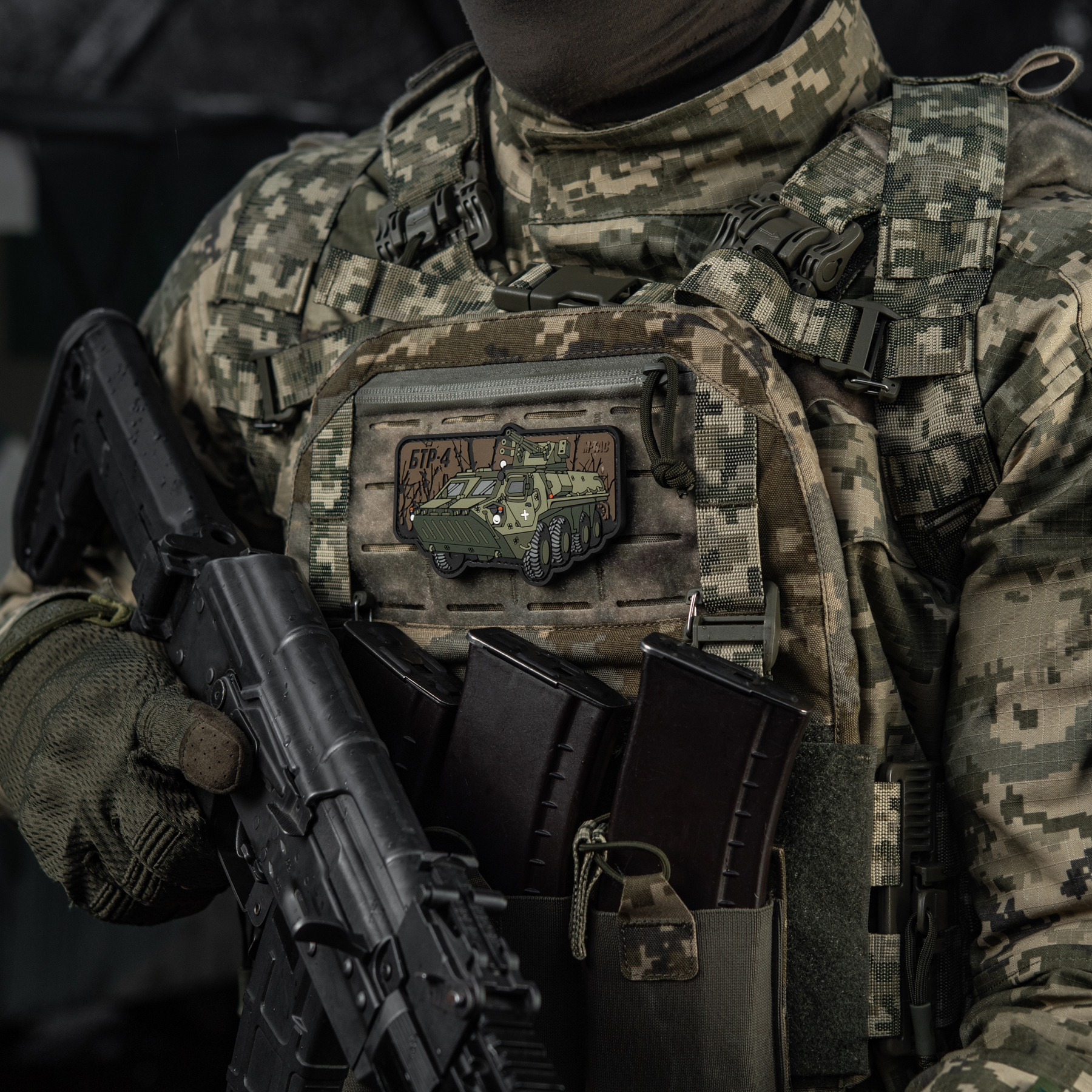 M-Tac нашивка БТР 4 (PVC) — 3