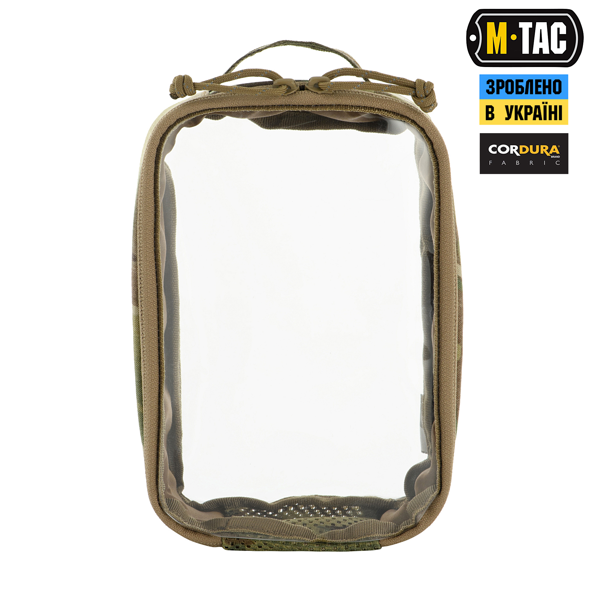M-Tac органайзер утилитарный прозрачный Elite Small (22х14 см) Multicam — 3