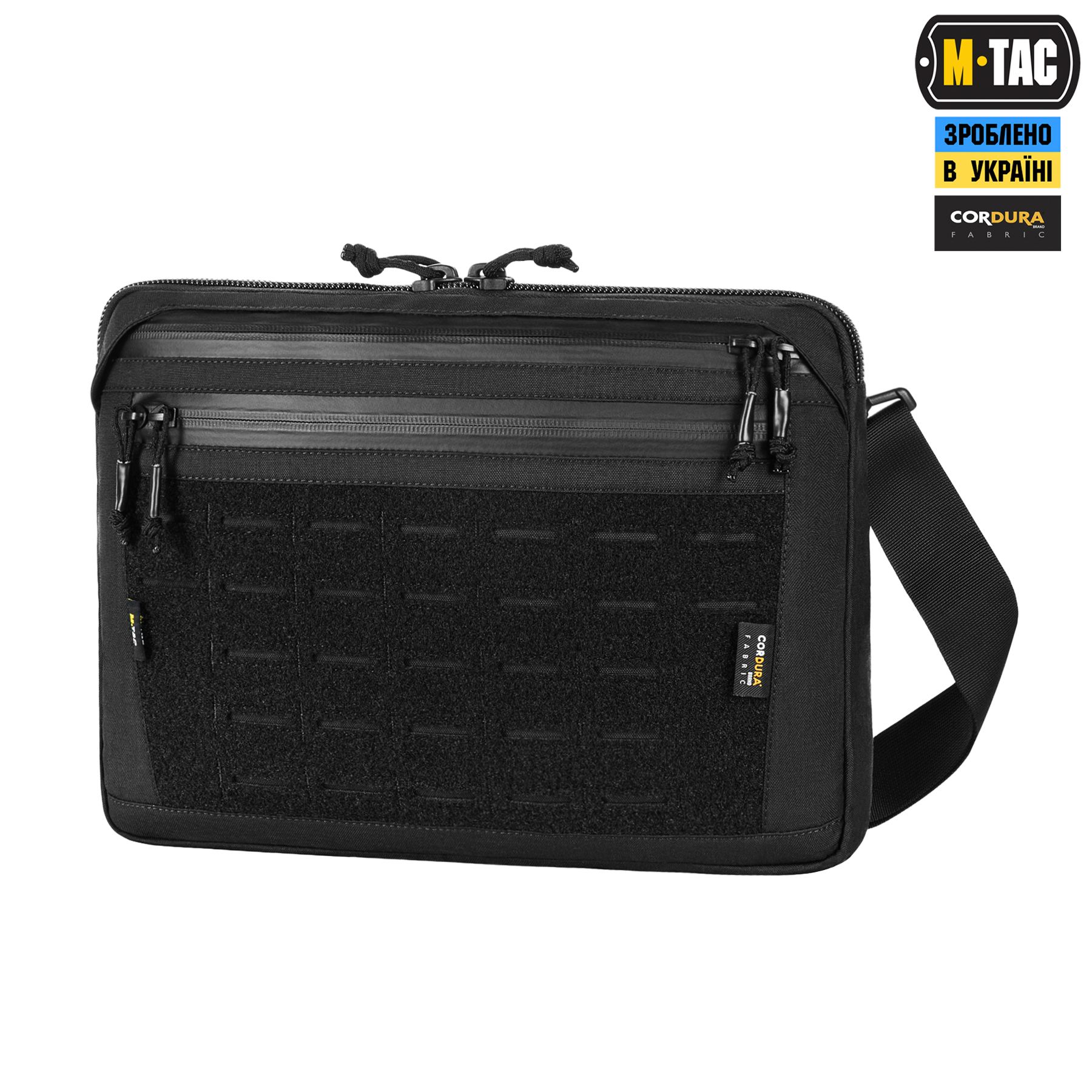 M-Tac сумка Admin Bag Large Elite с липучкой Black — 2