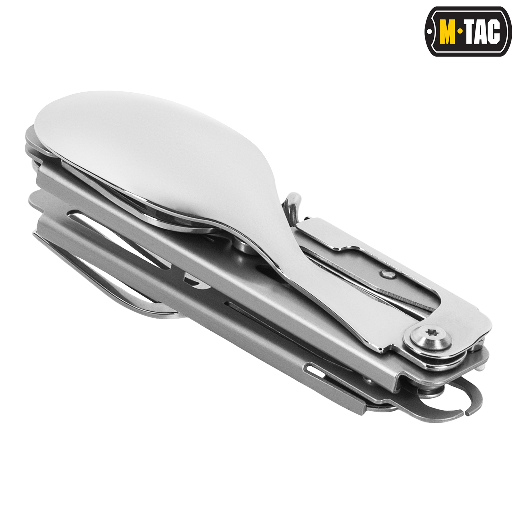 M-Tac столовый набор складной универсальный Steel — 5