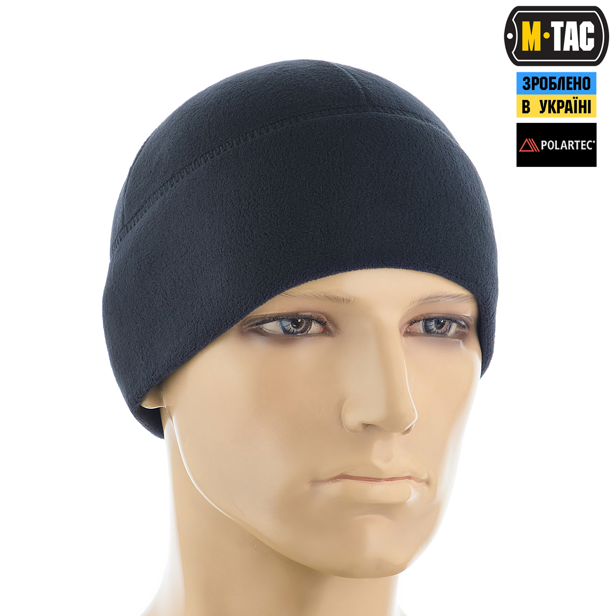 M-Tac шапка Watch Cap флис Light Polartec Dark Navy Blue — 4