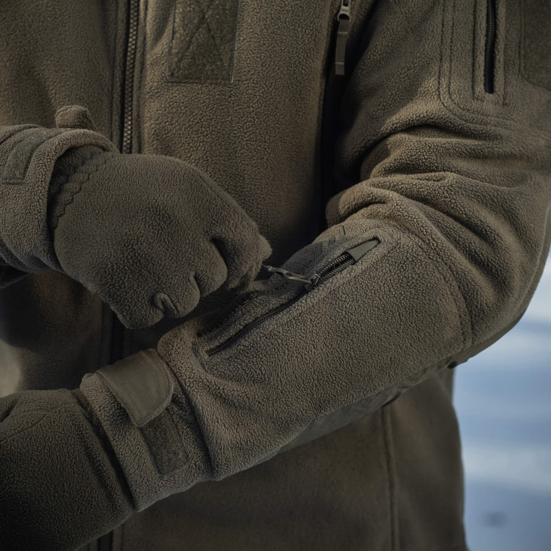 M-Tac куртка флисовая Windblock Division Gen.III Dark Olive — 34