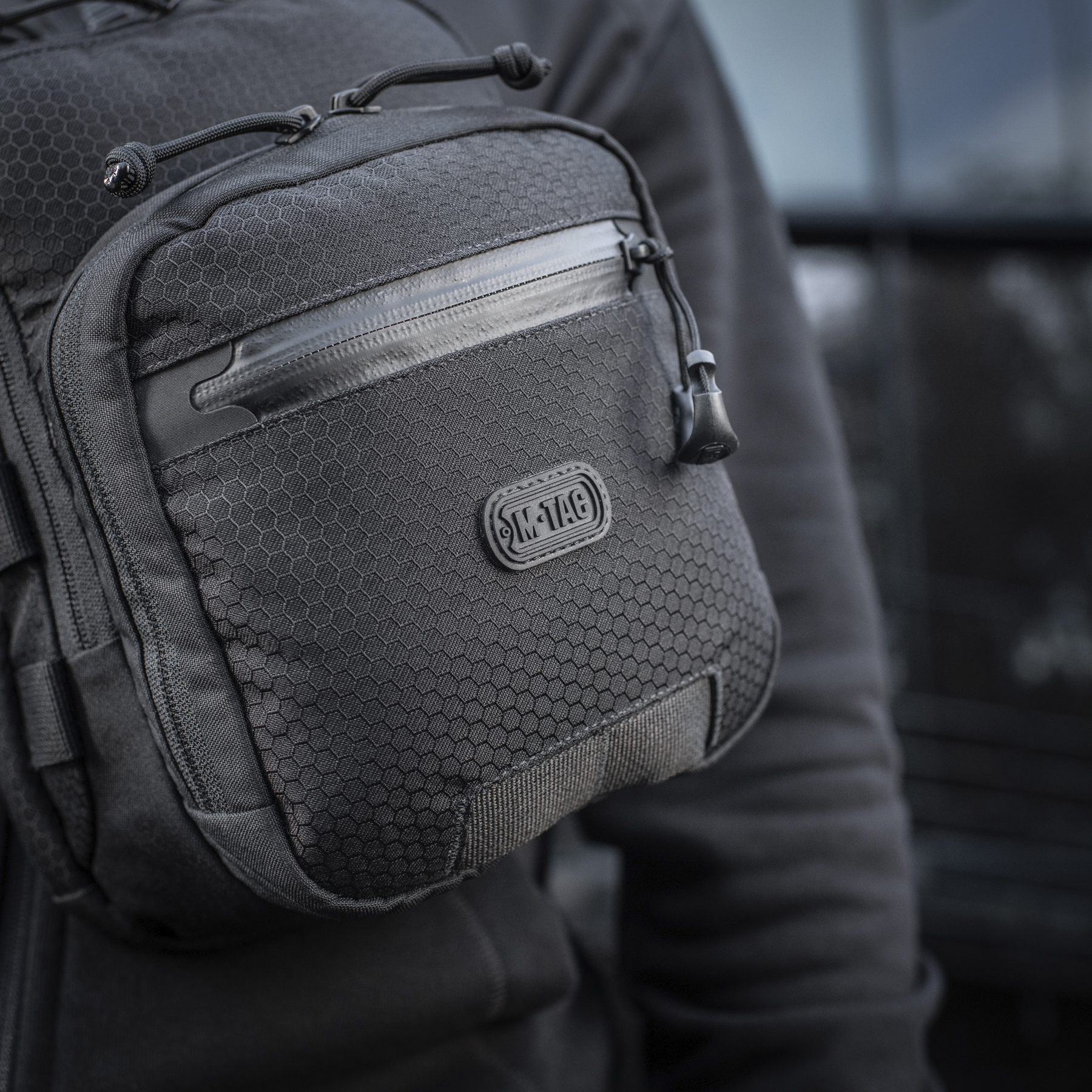 M-Tac сумка Cross Bag Slim Elite Hex Black — 11