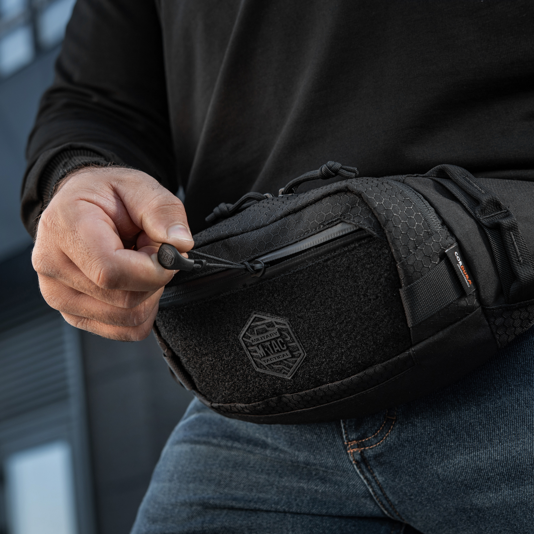 M-Tac сумка Waist Bag Hex Black — 16