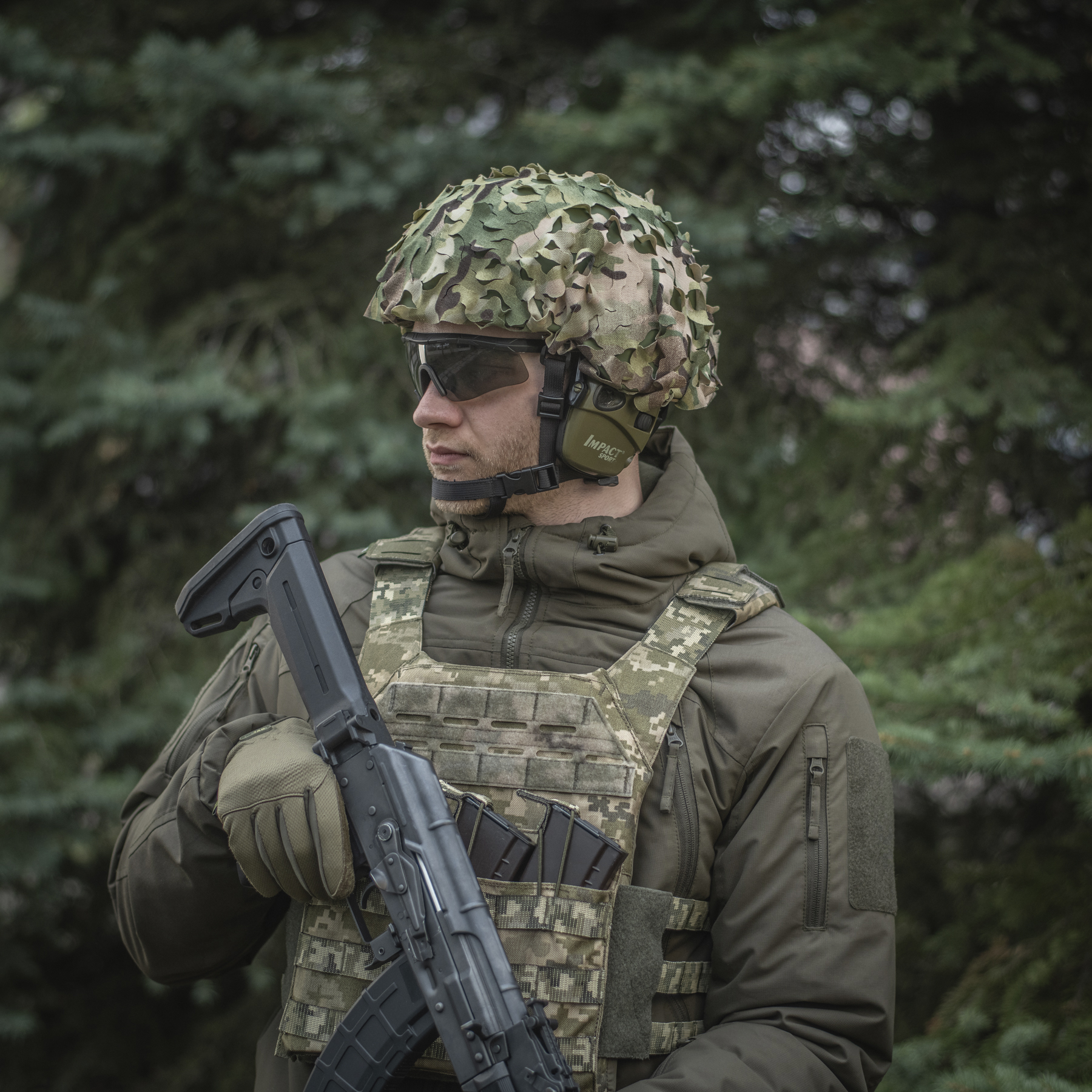 M-Tac кавер на шлем Вільха Multicam — 10