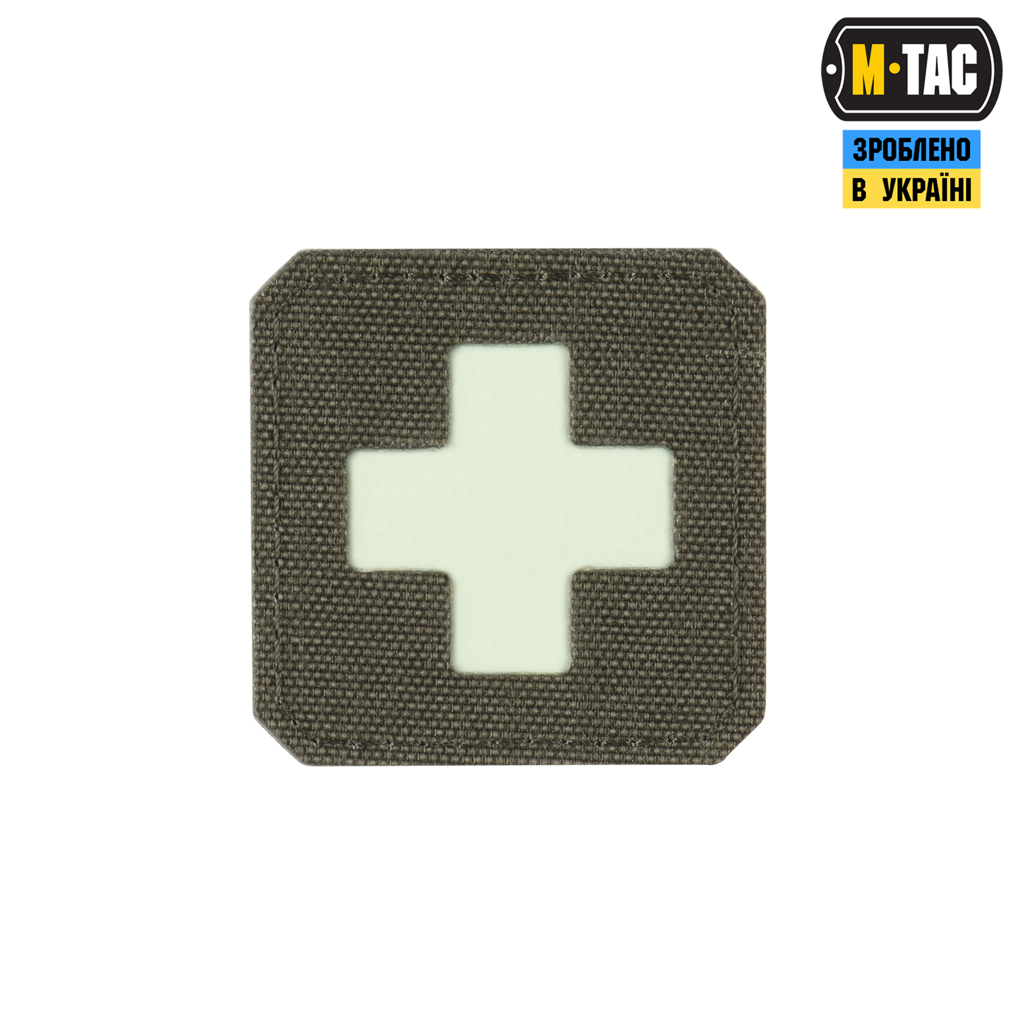 M-Tac нашивка Medic Cross Laser Cut Ranger Green/GID — 2