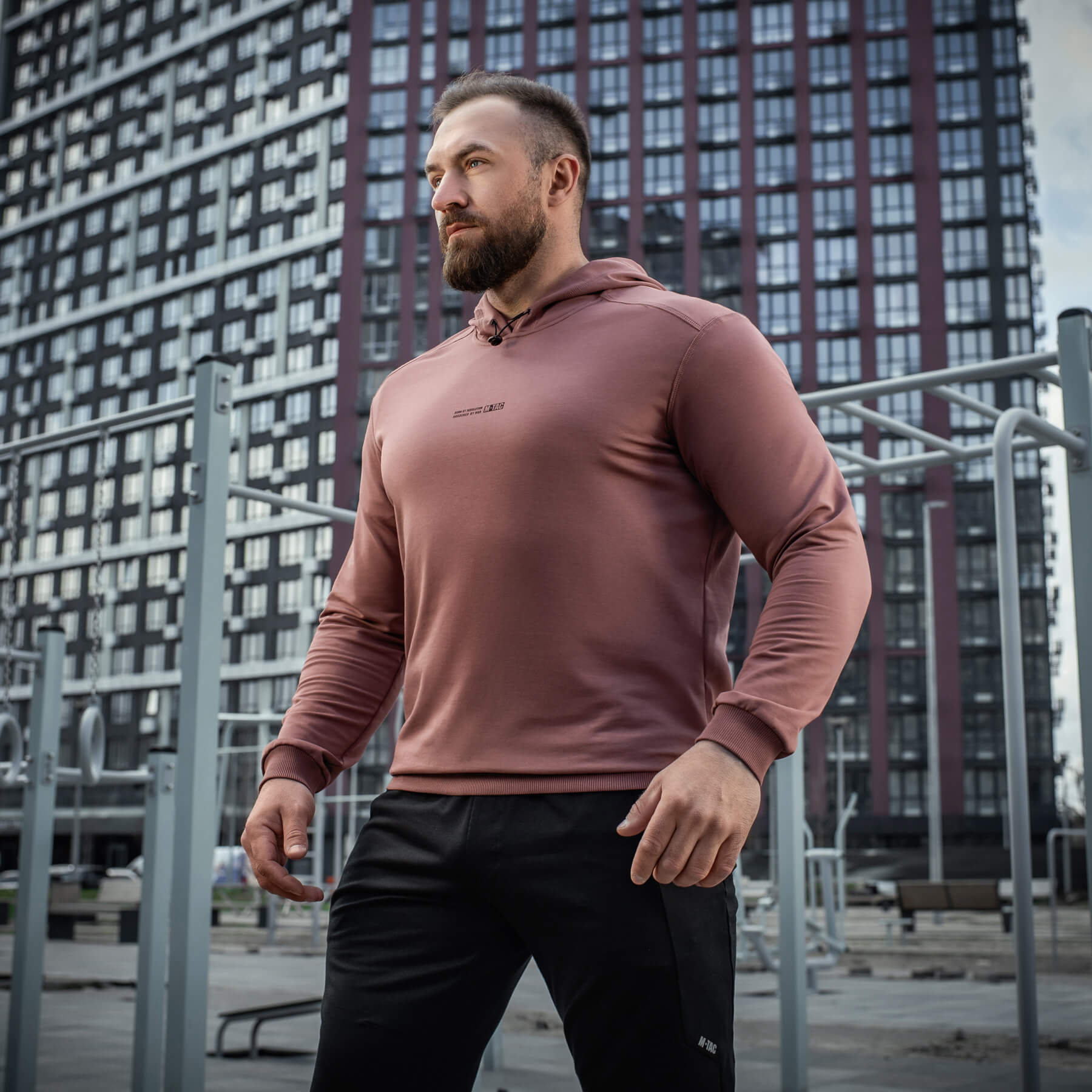M-Tac кофта Hoodie Born by Revolution Ash Rose — 8