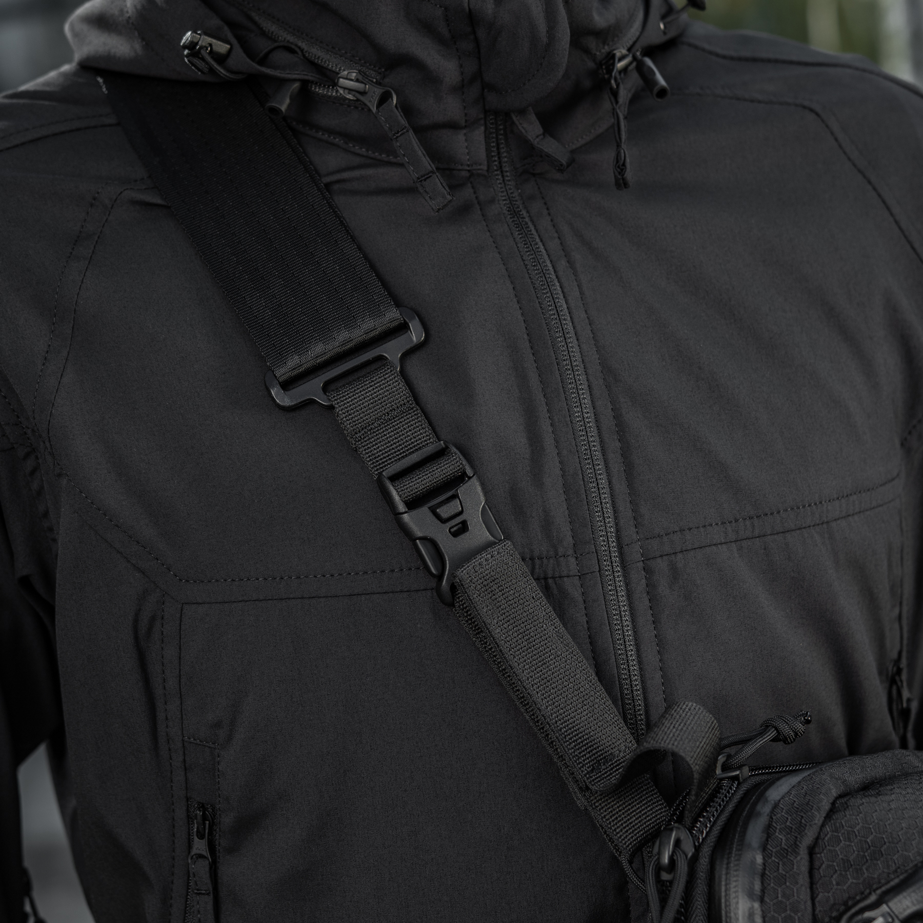 M-Tac сумка планшет Laser Cut Hex Black — 10