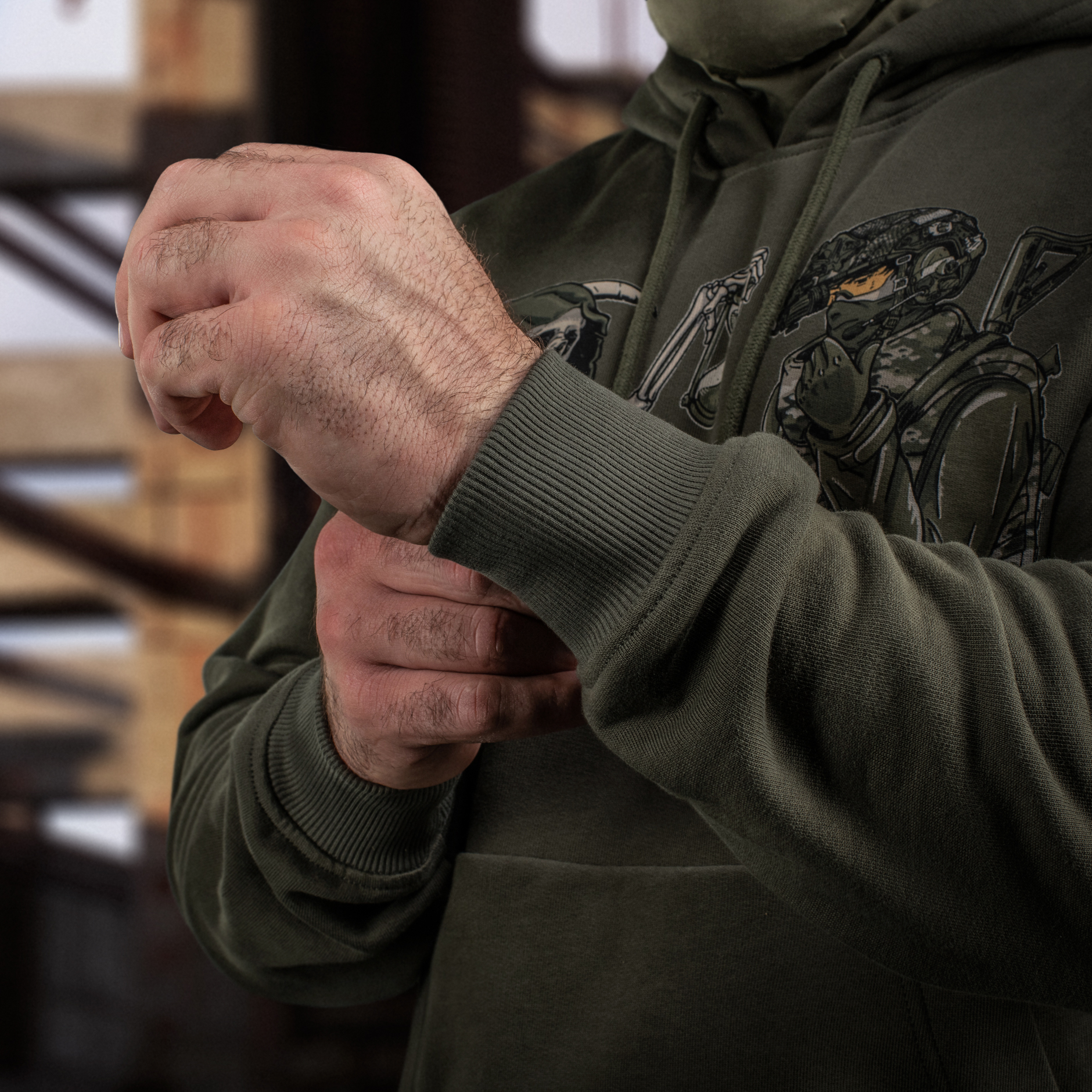 M-Tac кофта Hoodie Time Oversize Hard Ranger Green — 31