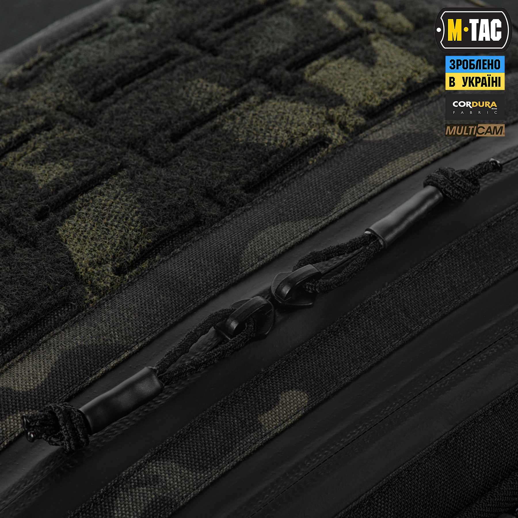 M-Tac сумка Admin Bag Medium Elite с липучкой Multicam Black/Black — 8
