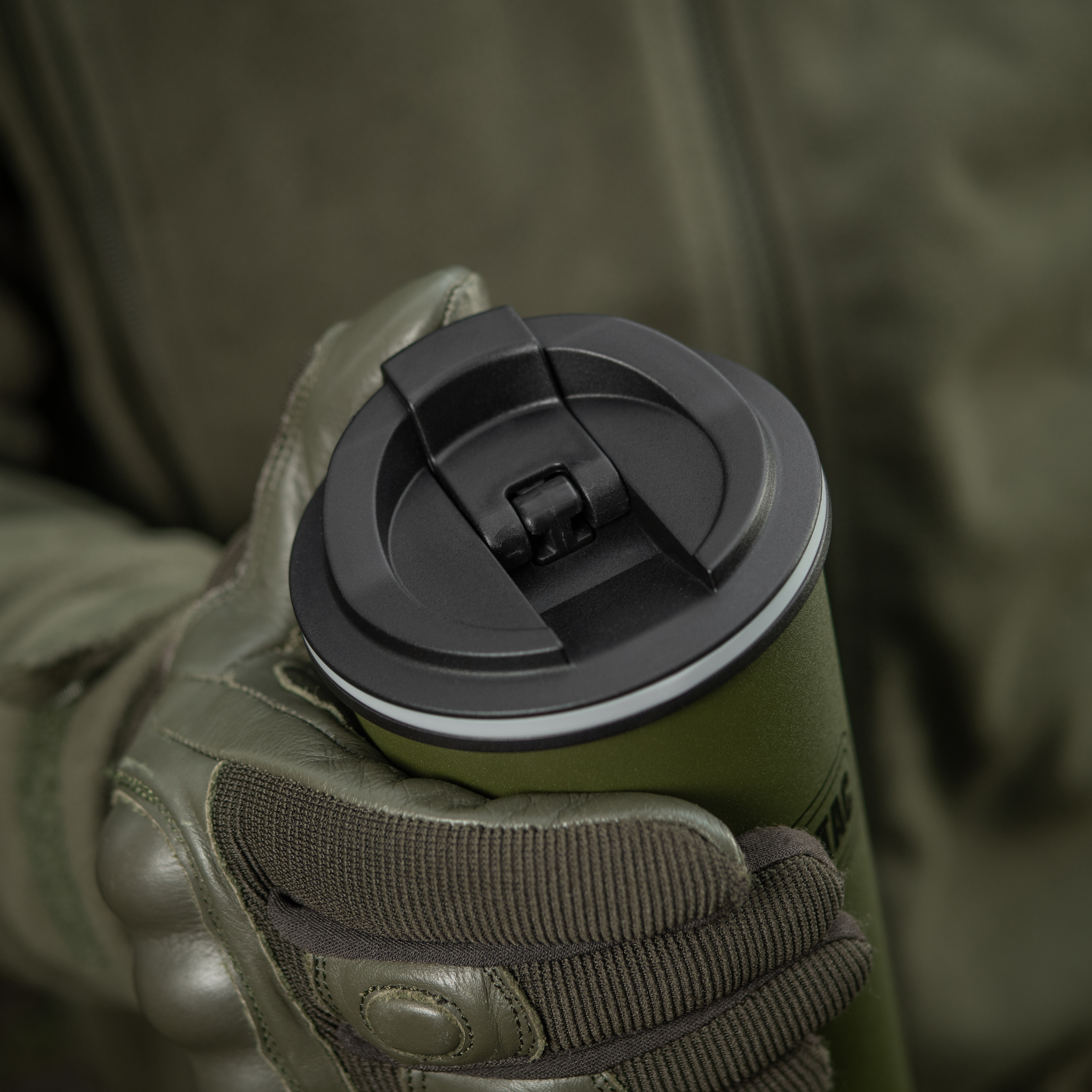 M-Tac термокружка с клапаном 450 мл олива — 13