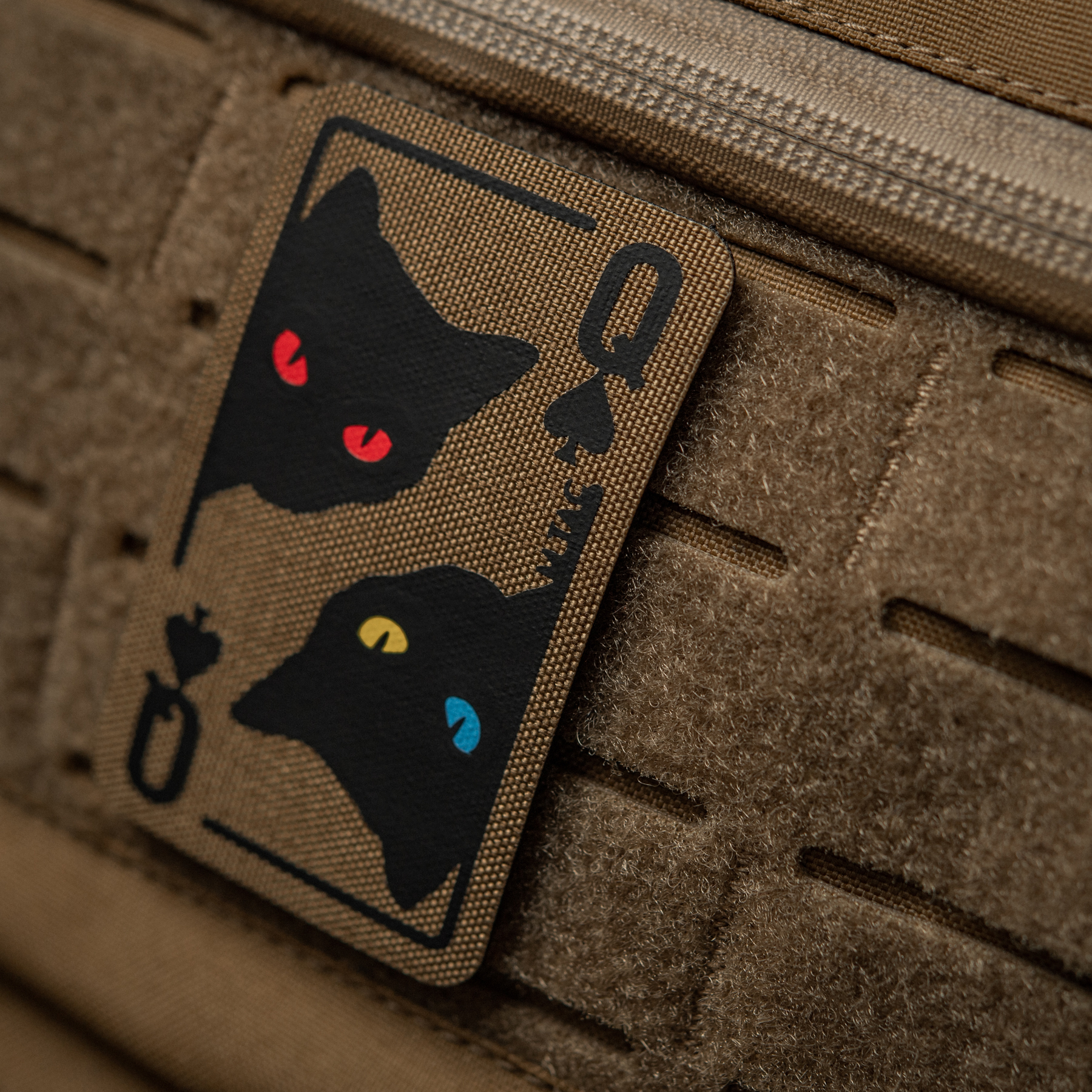 M-Tac нашивка Queen of spades Coyote/Black — 6