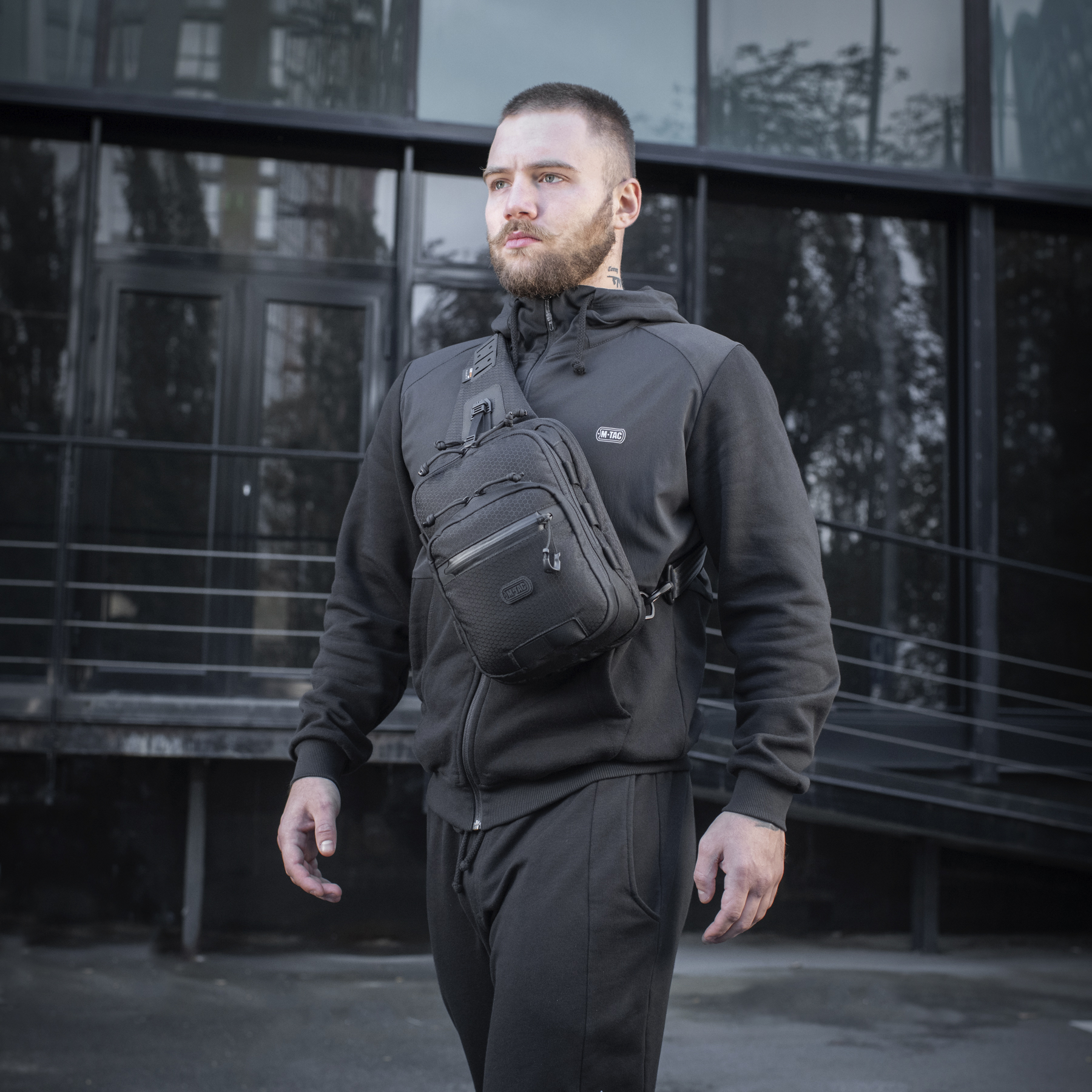 M-Tac сумка Cross Bag Slim Elite Hex Black — 6