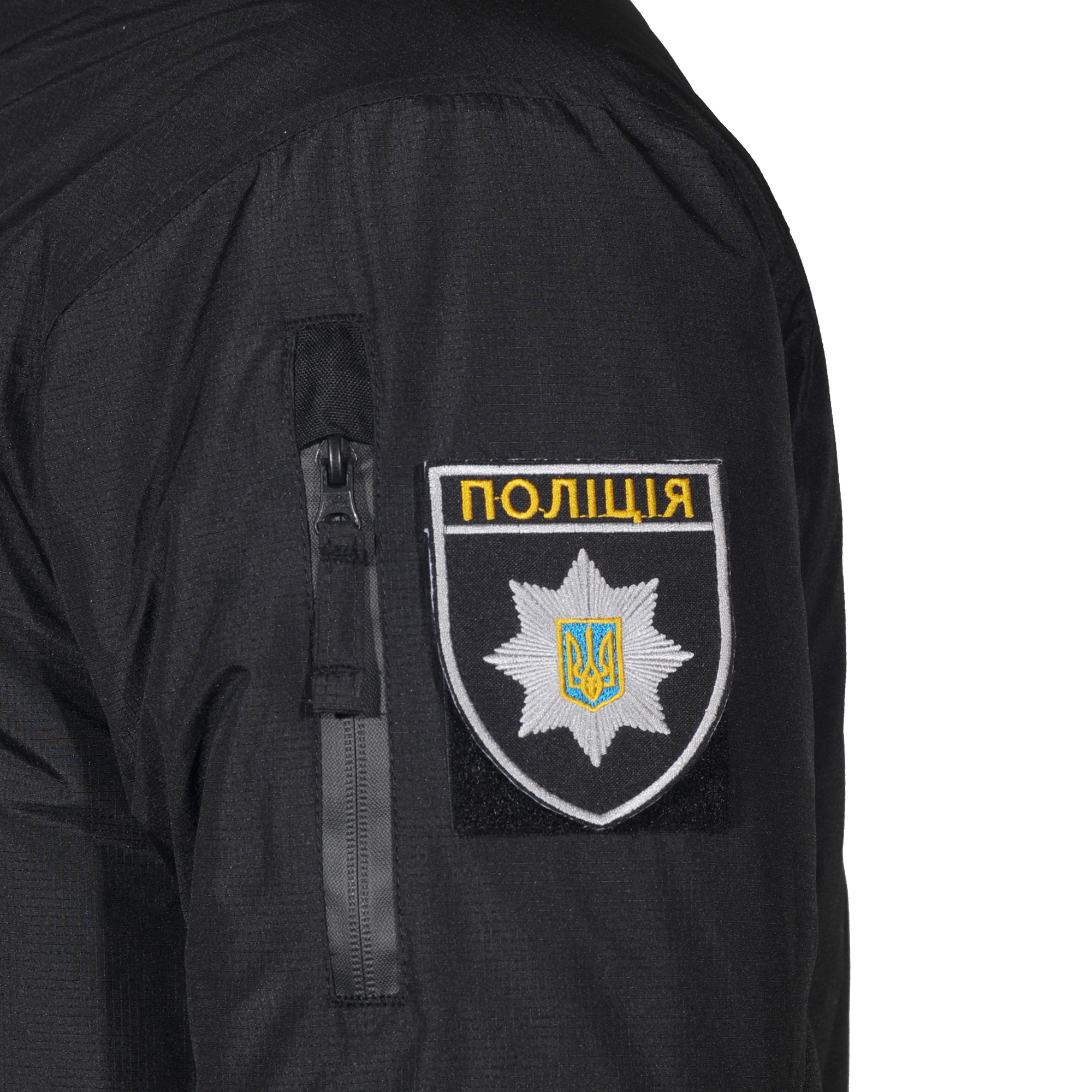 Шеврон Полиция общий на липучке черный — 5